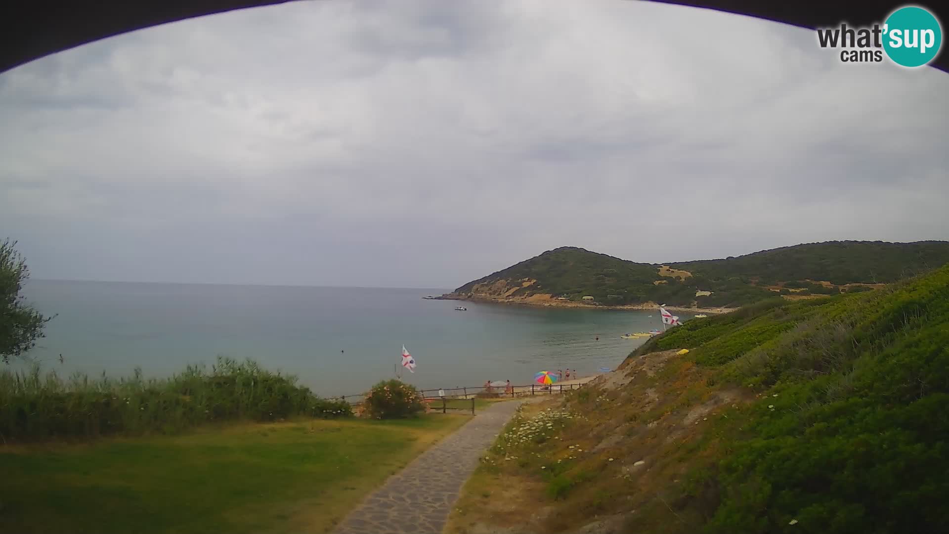 Web kamera plaža Poglina – Da Ricciolina – Alghero – Sardinija