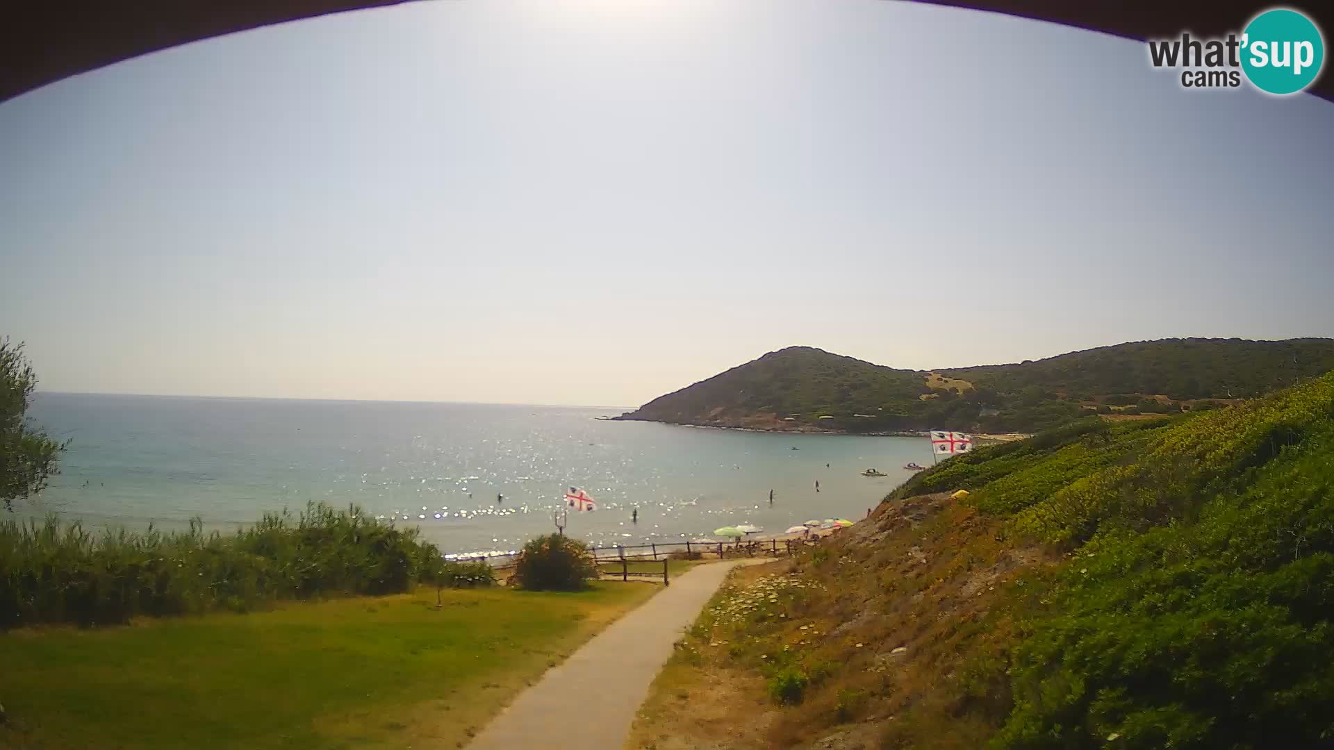 Camera en vivo playa Poglina – Da Ricciolina – Alghero – Cerdeña