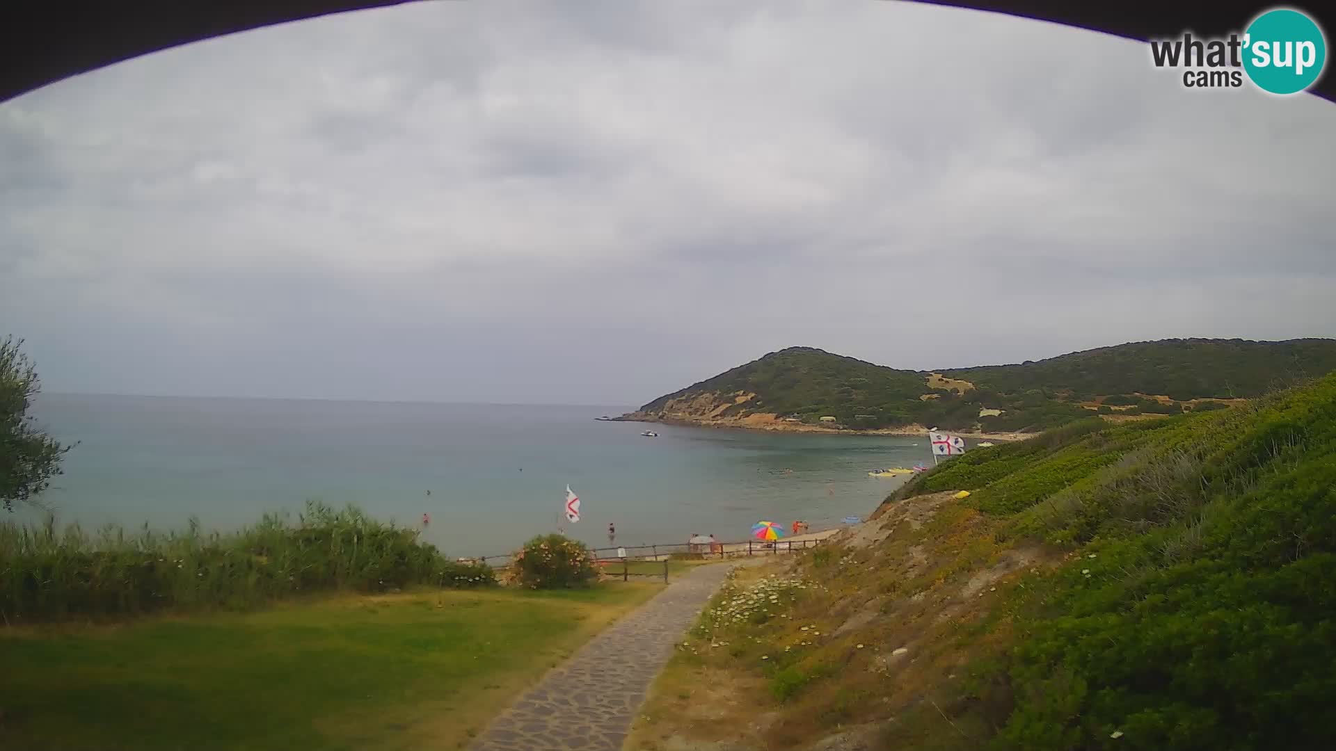 Camera en vivo playa Poglina – Da Ricciolina – Alghero – Cerdeña
