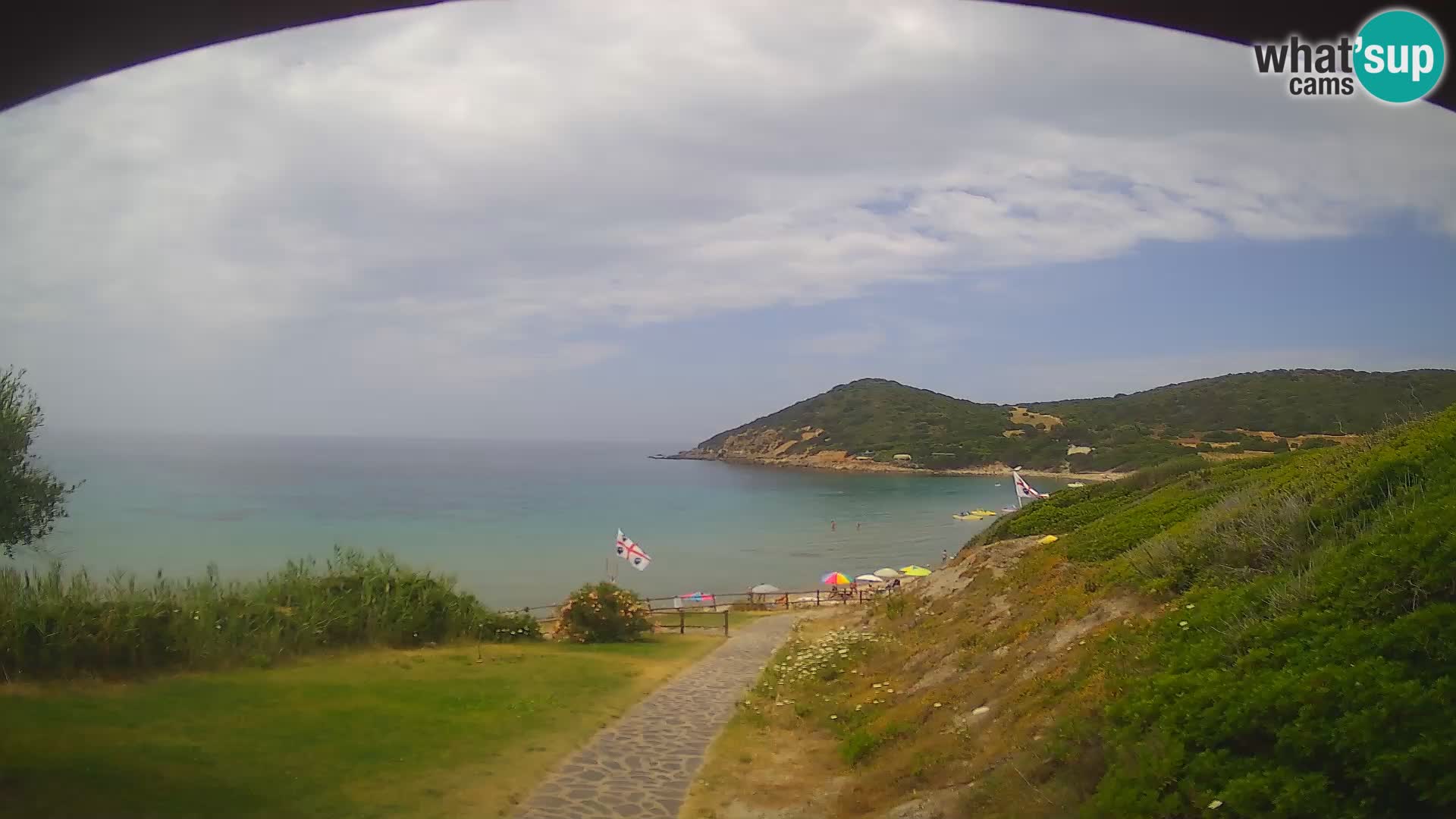 Camera en vivo playa Poglina – Da Ricciolina – Alghero – Cerdeña