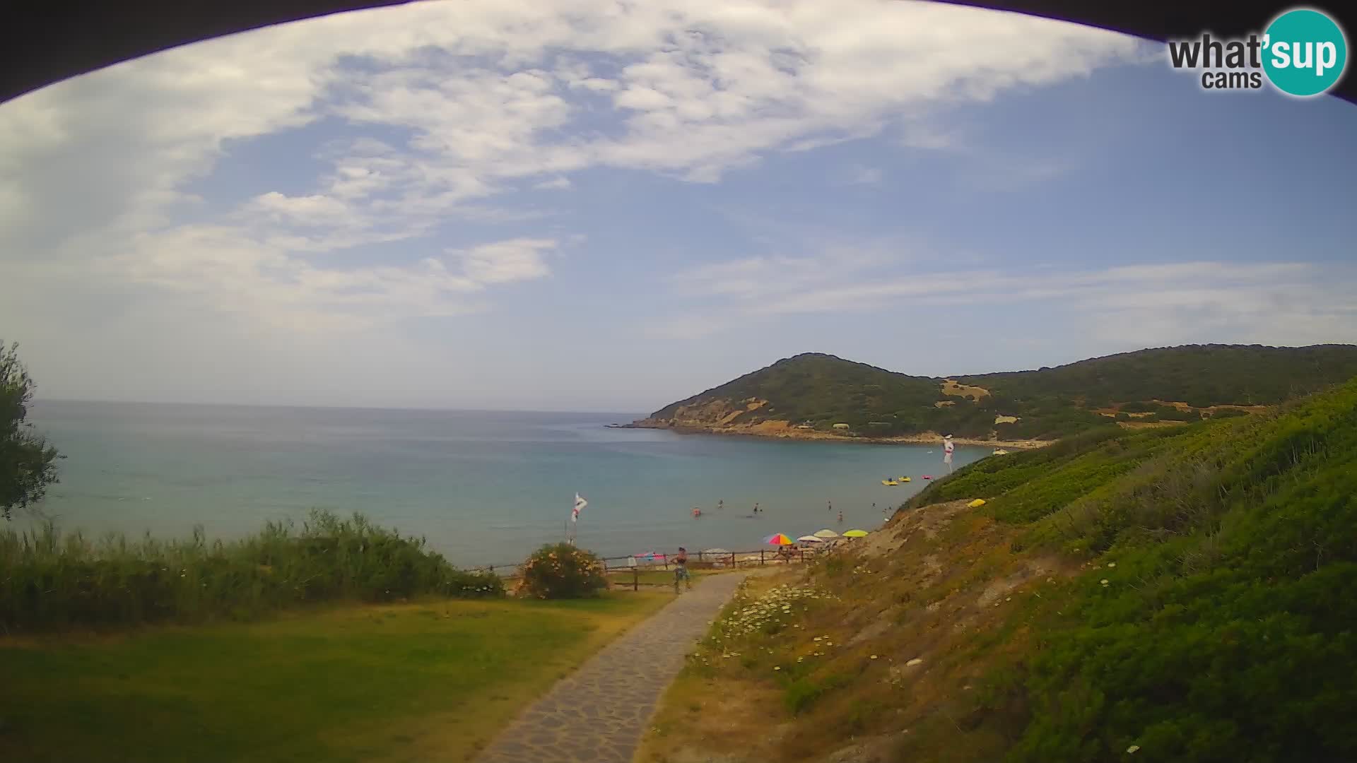Webcam plage Poglina – Da Ricciolina – Alghero – Sardaigne