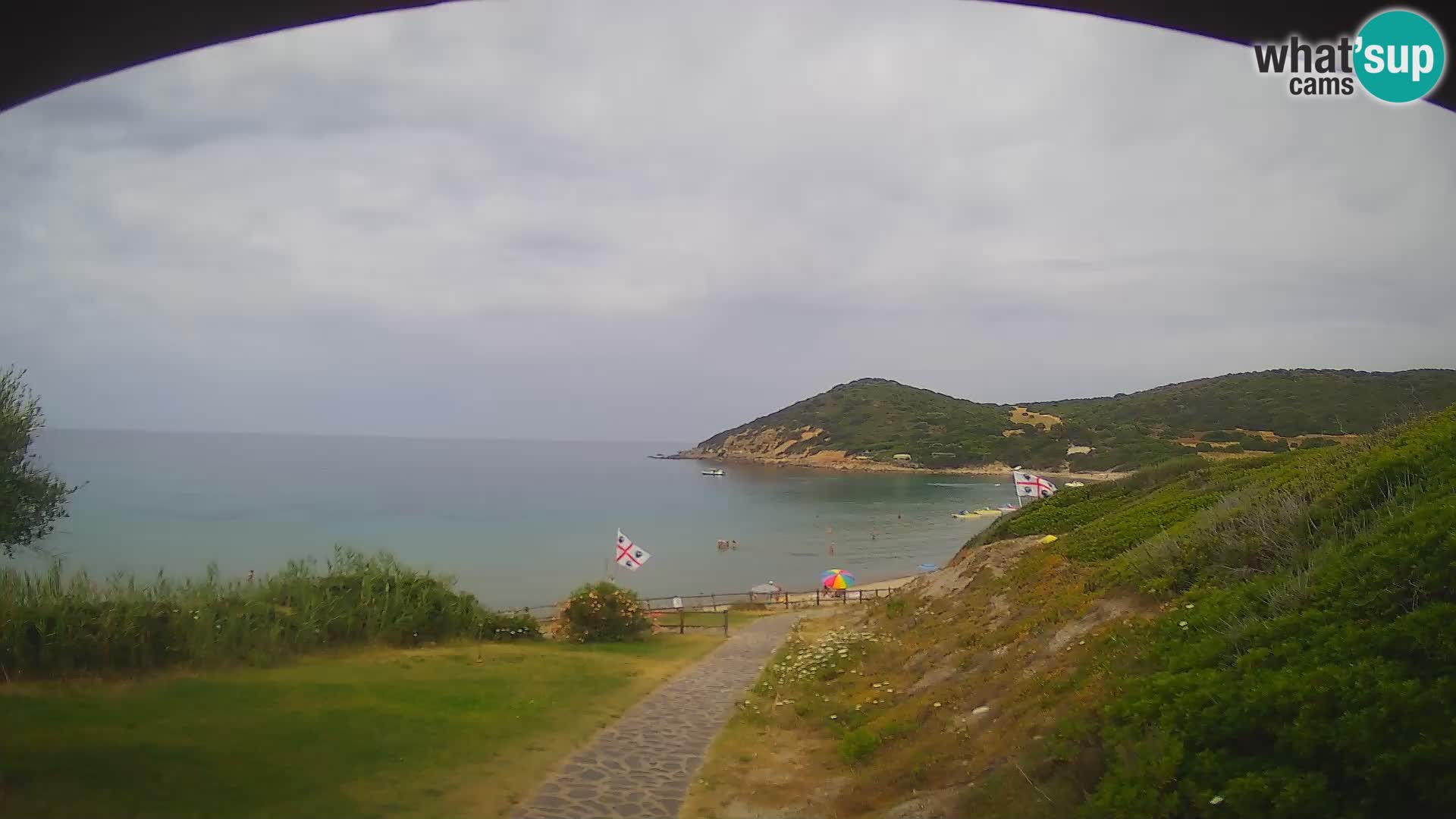 Web kamera plaža Poglina – Da Ricciolina – Alghero – Sardinija