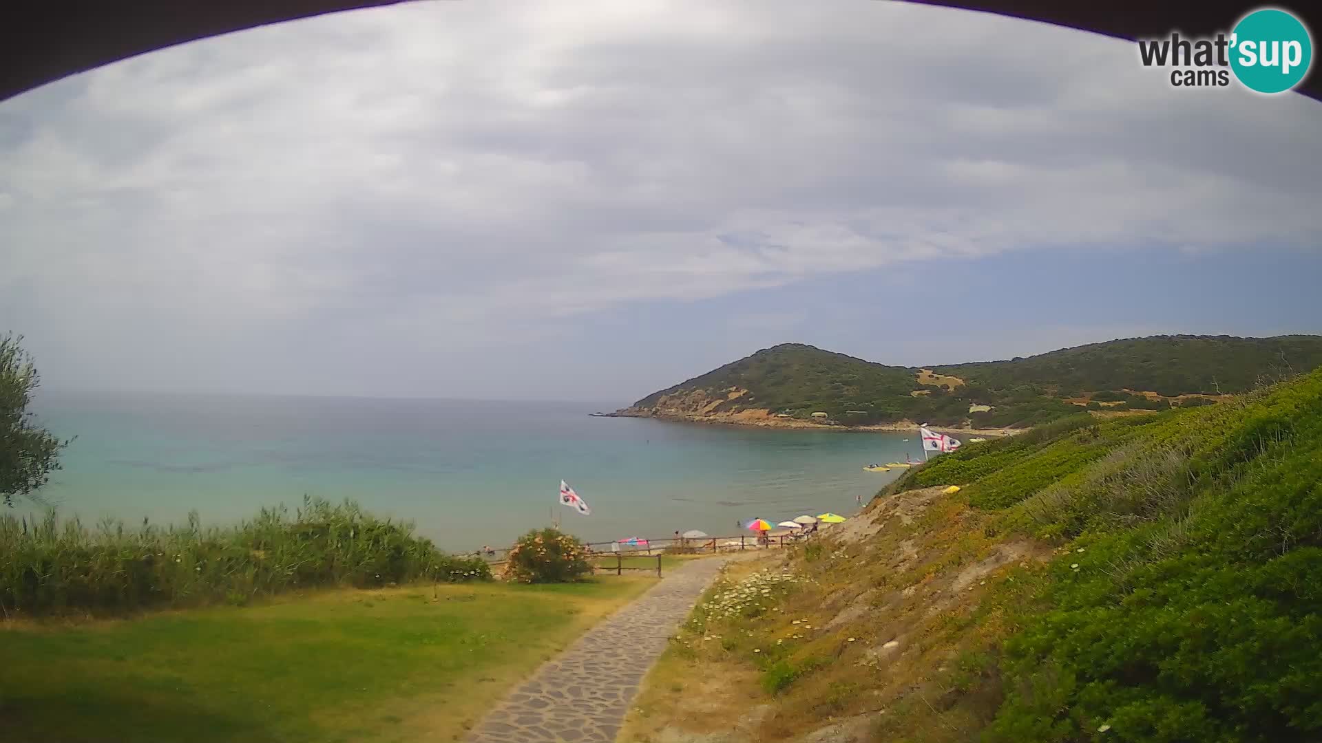 Web kamera plaža Poglina – Da Ricciolina – Alghero – Sardinija