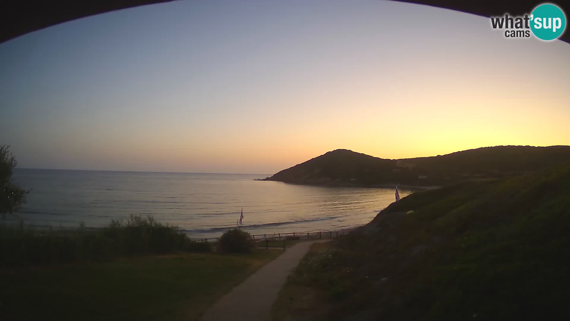 Web kamera plaža Poglina – Da Ricciolina – Alghero – Sardinija