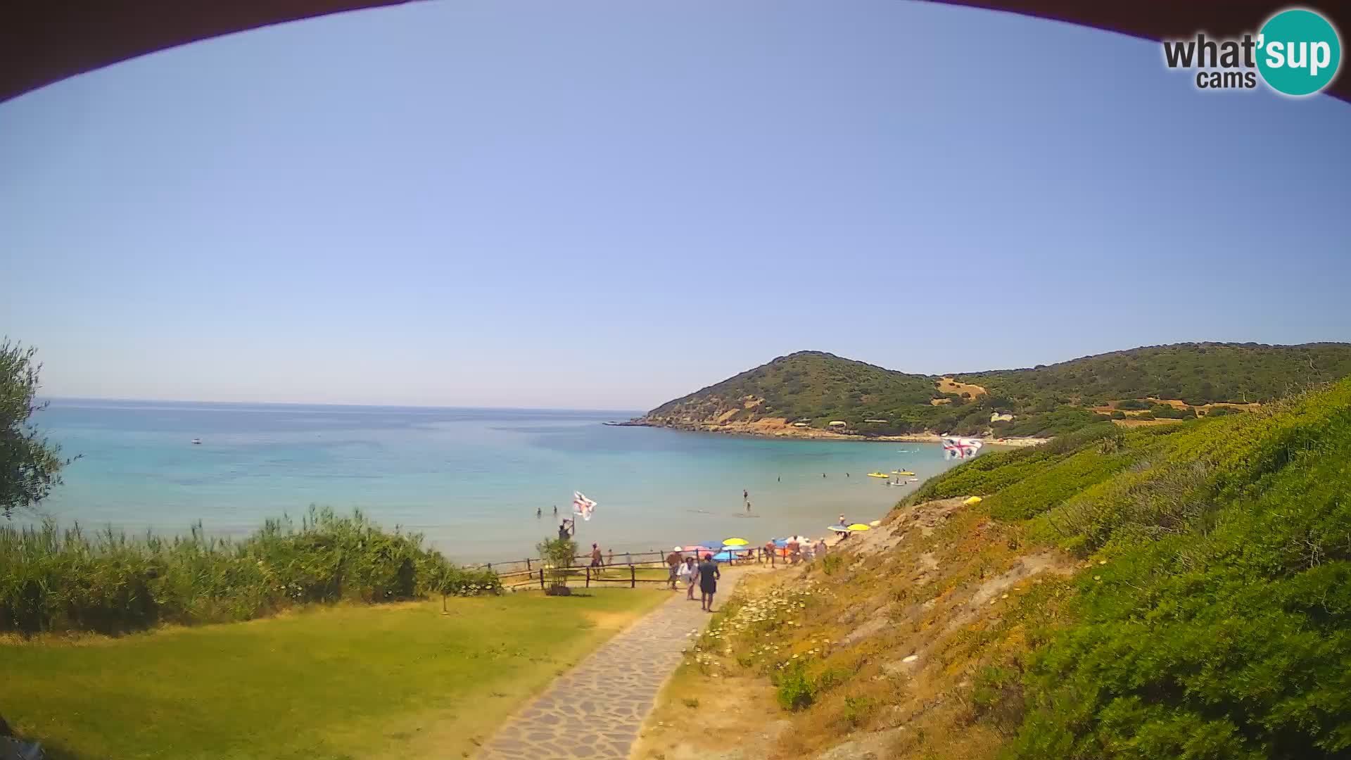 Webcam Poglina beach – Da Ricciolina – Alghero – Sardinia
