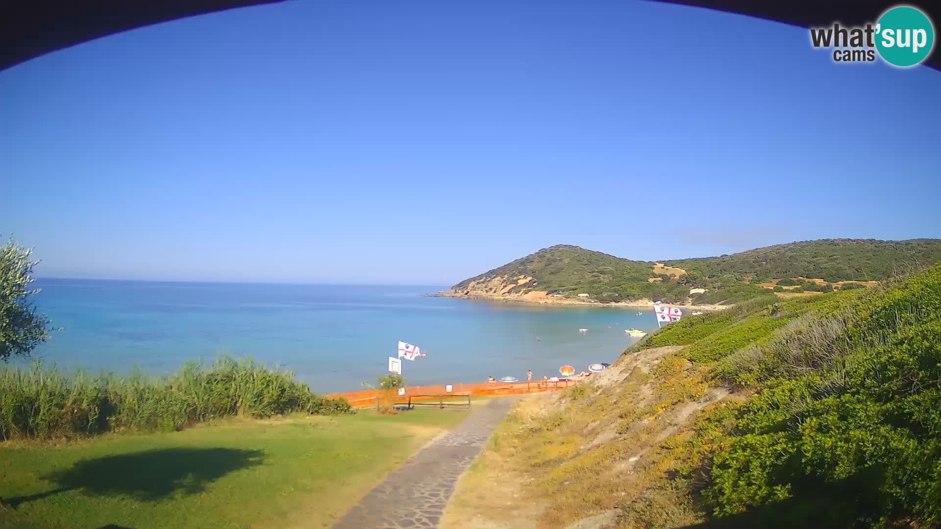 Camera en vivo playa Poglina – Da Ricciolina – Alghero – Cerdeña