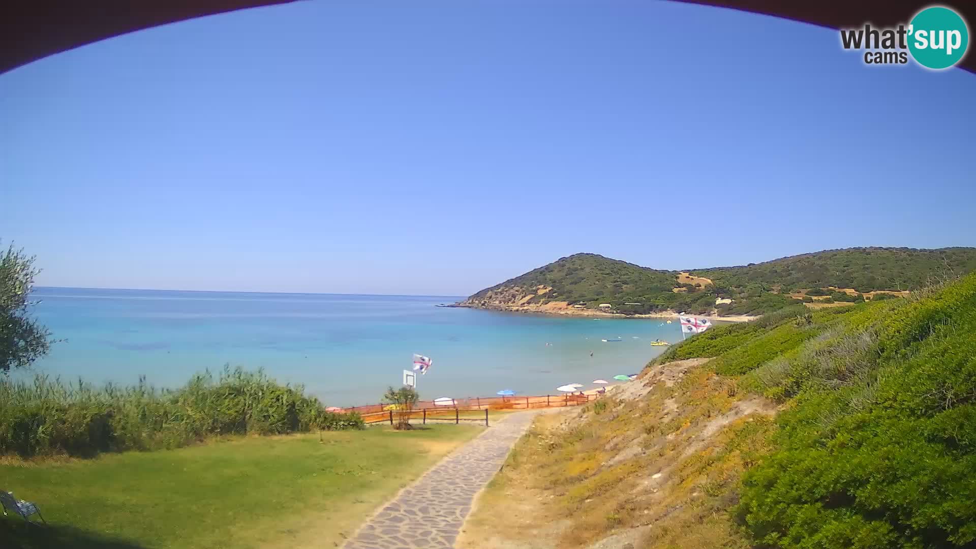 Camera en vivo playa Poglina – Da Ricciolina – Alghero – Cerdeña