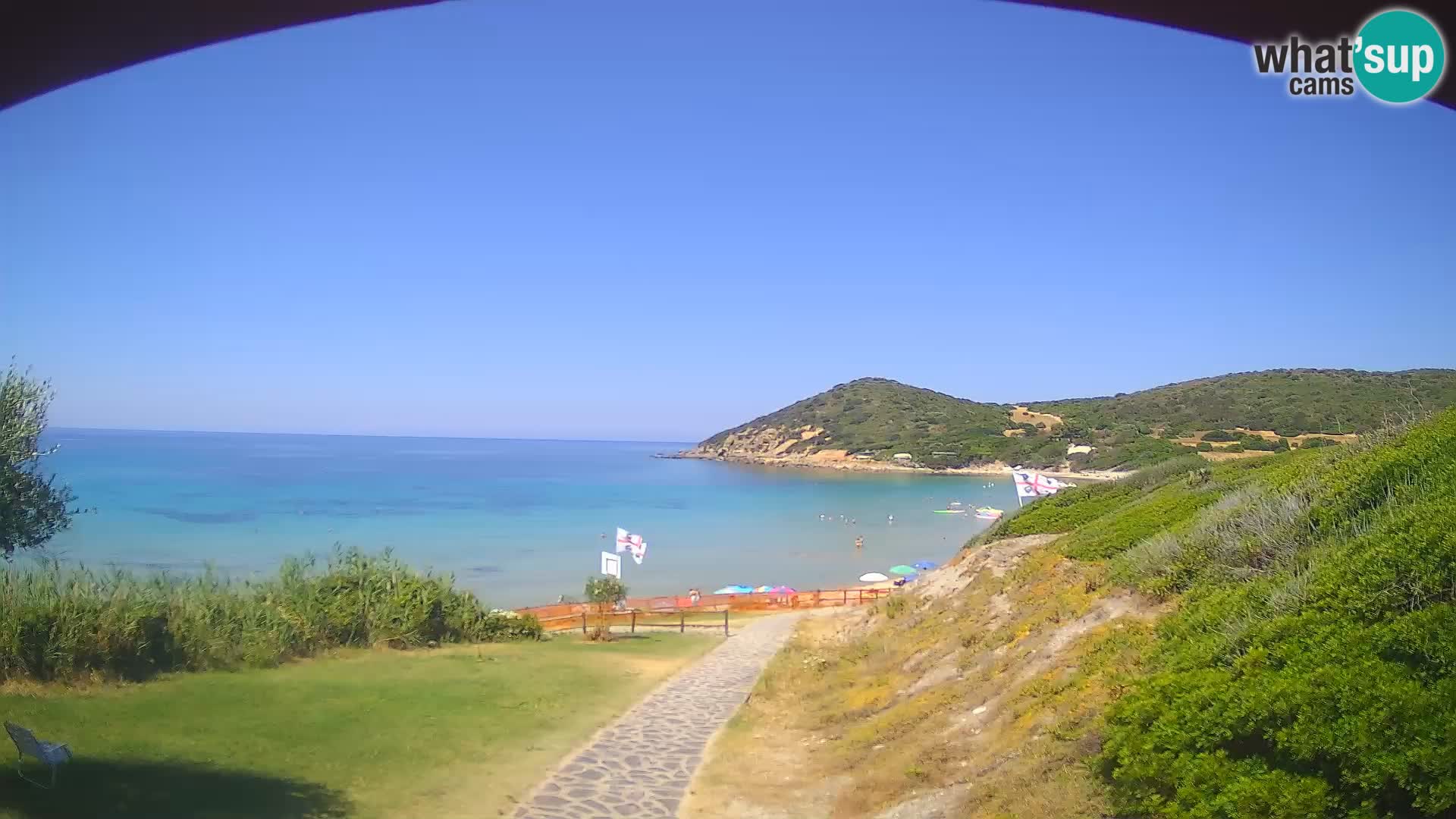Web kamera plaža Poglina – Da Ricciolina – Alghero – Sardinija