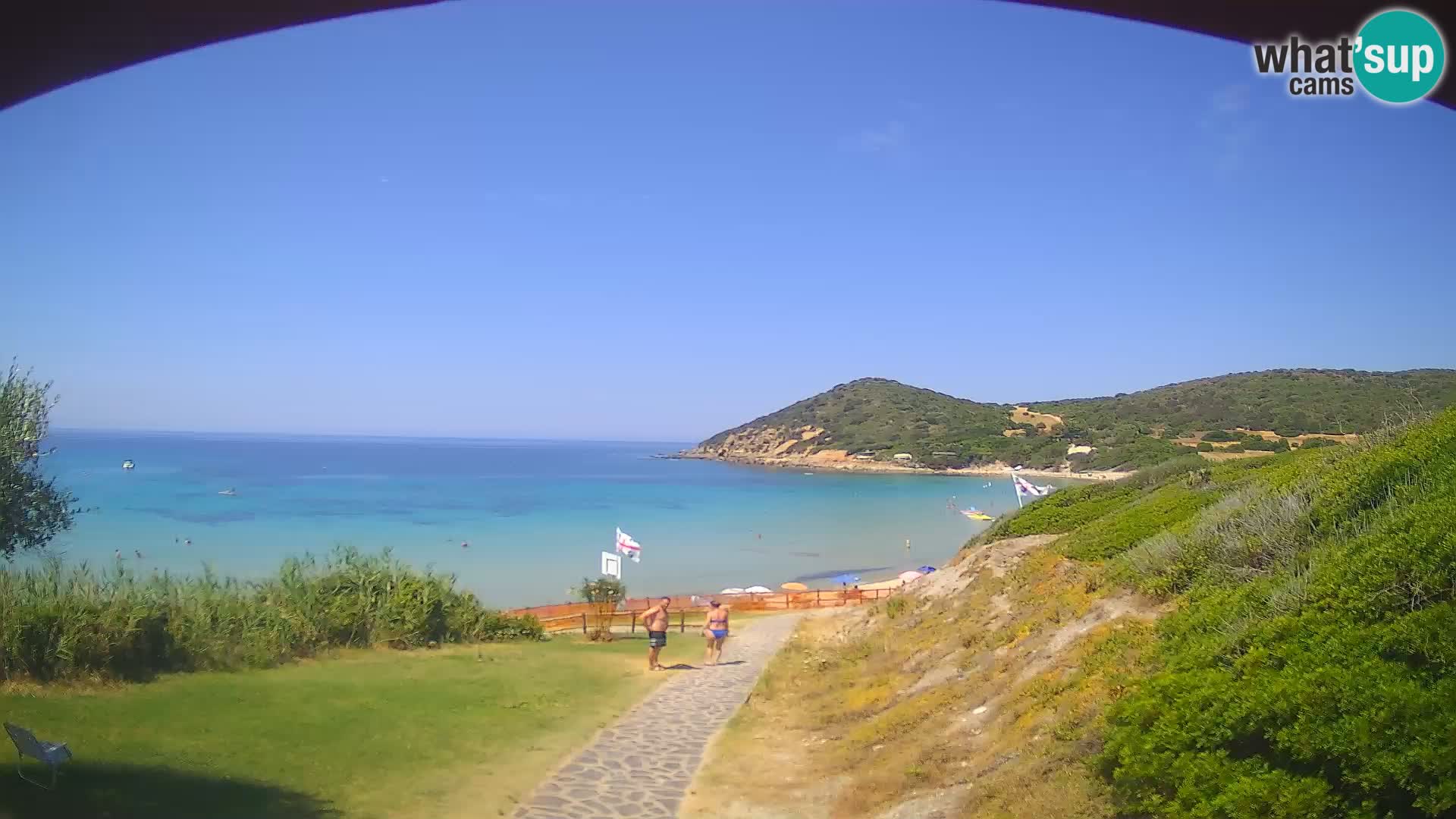 Web kamera plaža Poglina – Da Ricciolina – Alghero – Sardinija