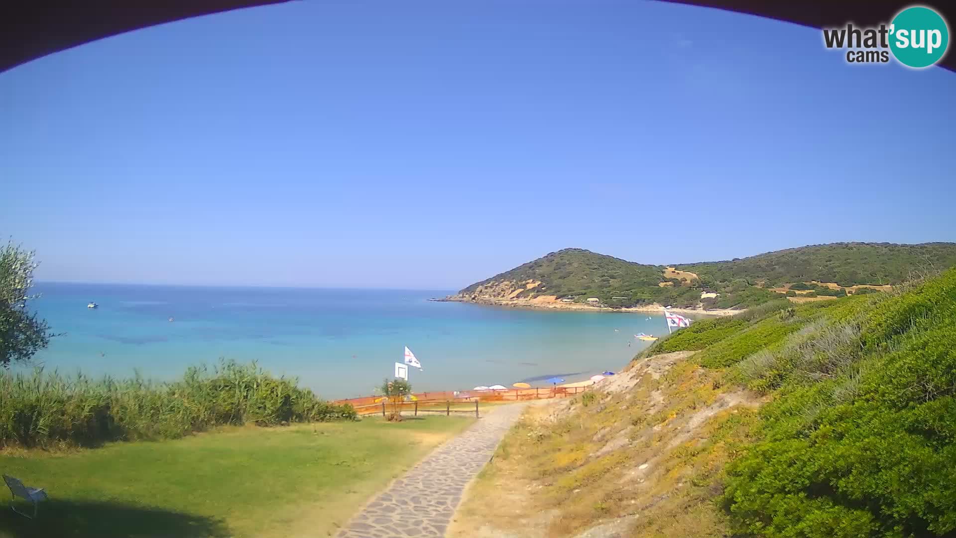 Web kamera plaža Poglina – Da Ricciolina – Alghero – Sardinija