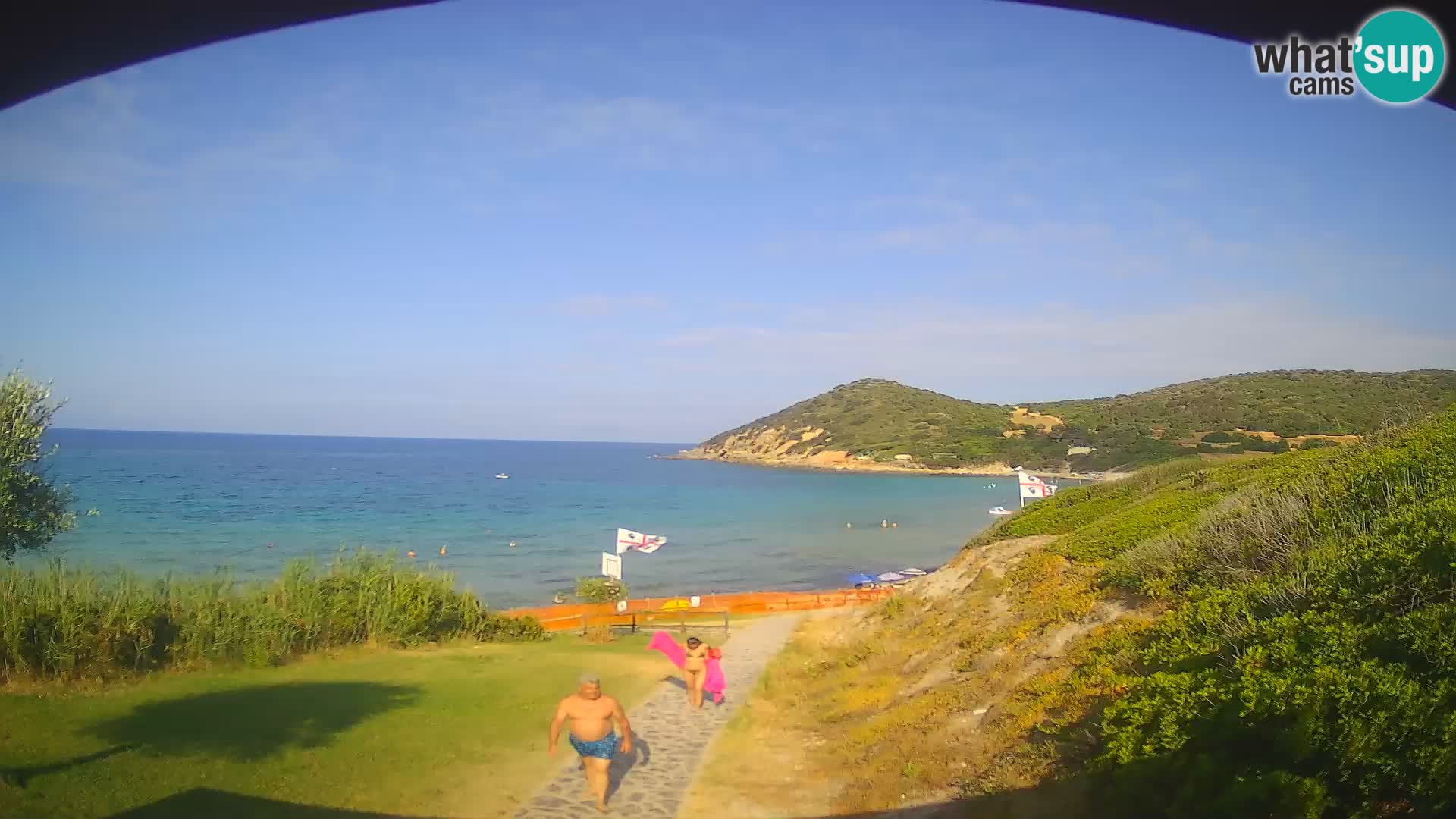Spletna kamera plaža Poglina – Da Ricciolina – Alghero – Sardinija