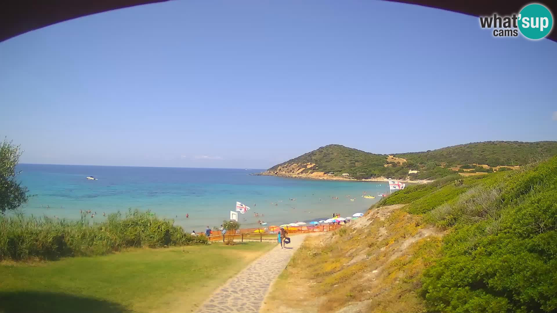 Web kamera plaža Poglina – Da Ricciolina – Alghero – Sardinija