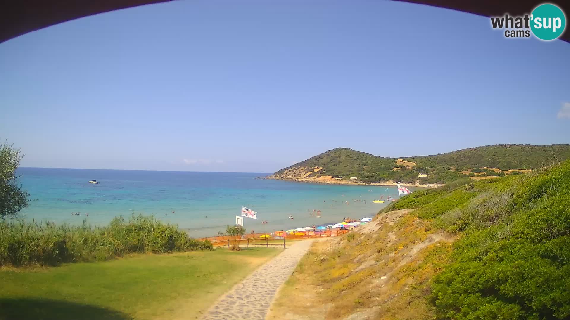 Web kamera plaža Poglina – Da Ricciolina – Alghero – Sardinija