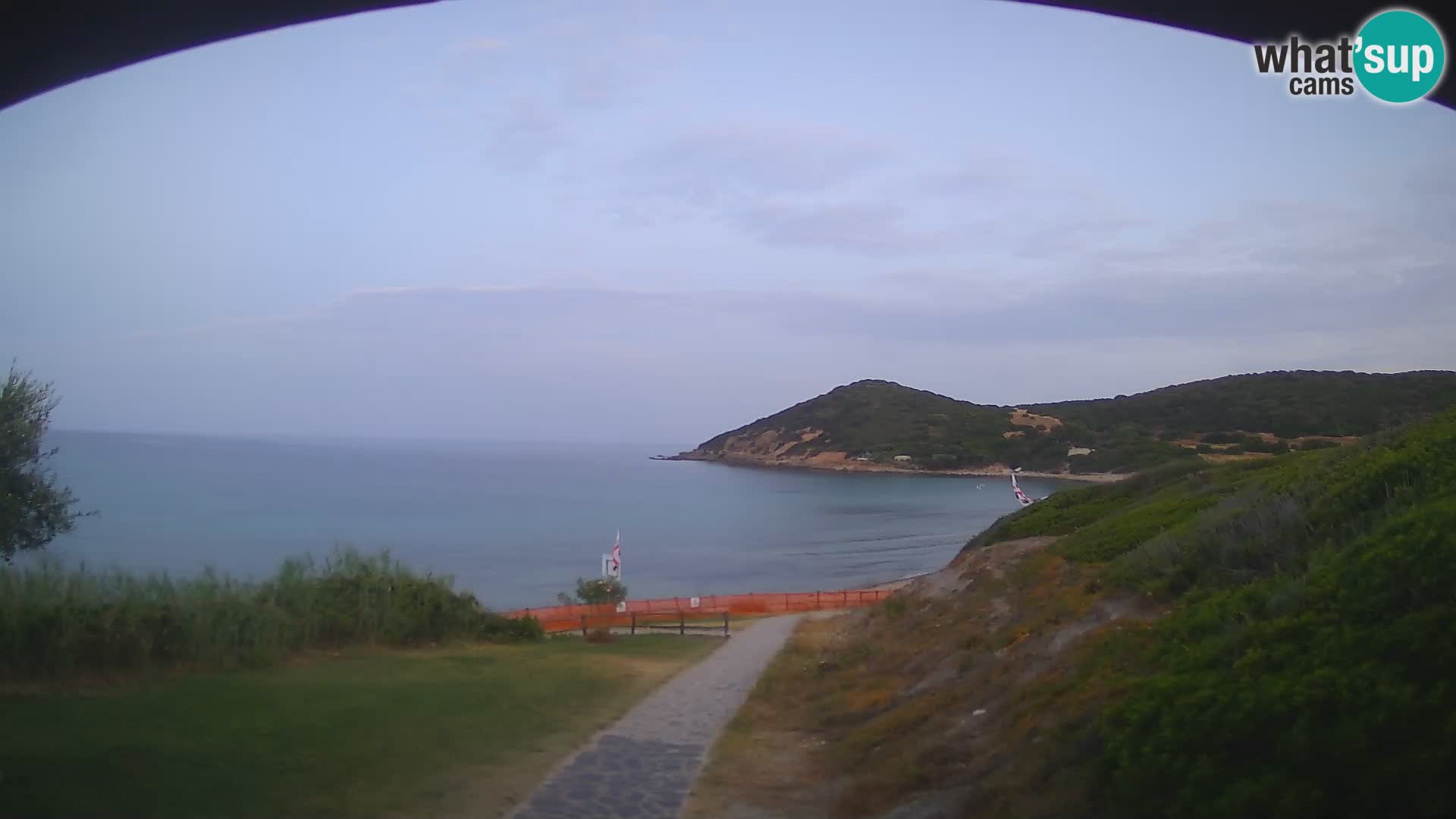 Webcam spiaggia Poglina – Vista dal bar Da Ricciolina – Alghero – Sardegna