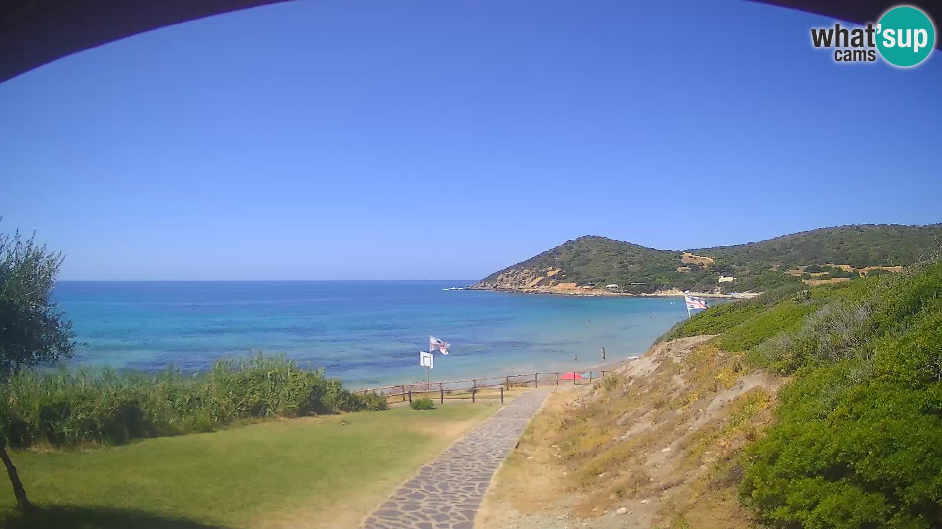 Camera en vivo playa Poglina – Da Ricciolina – Alghero – Cerdeña