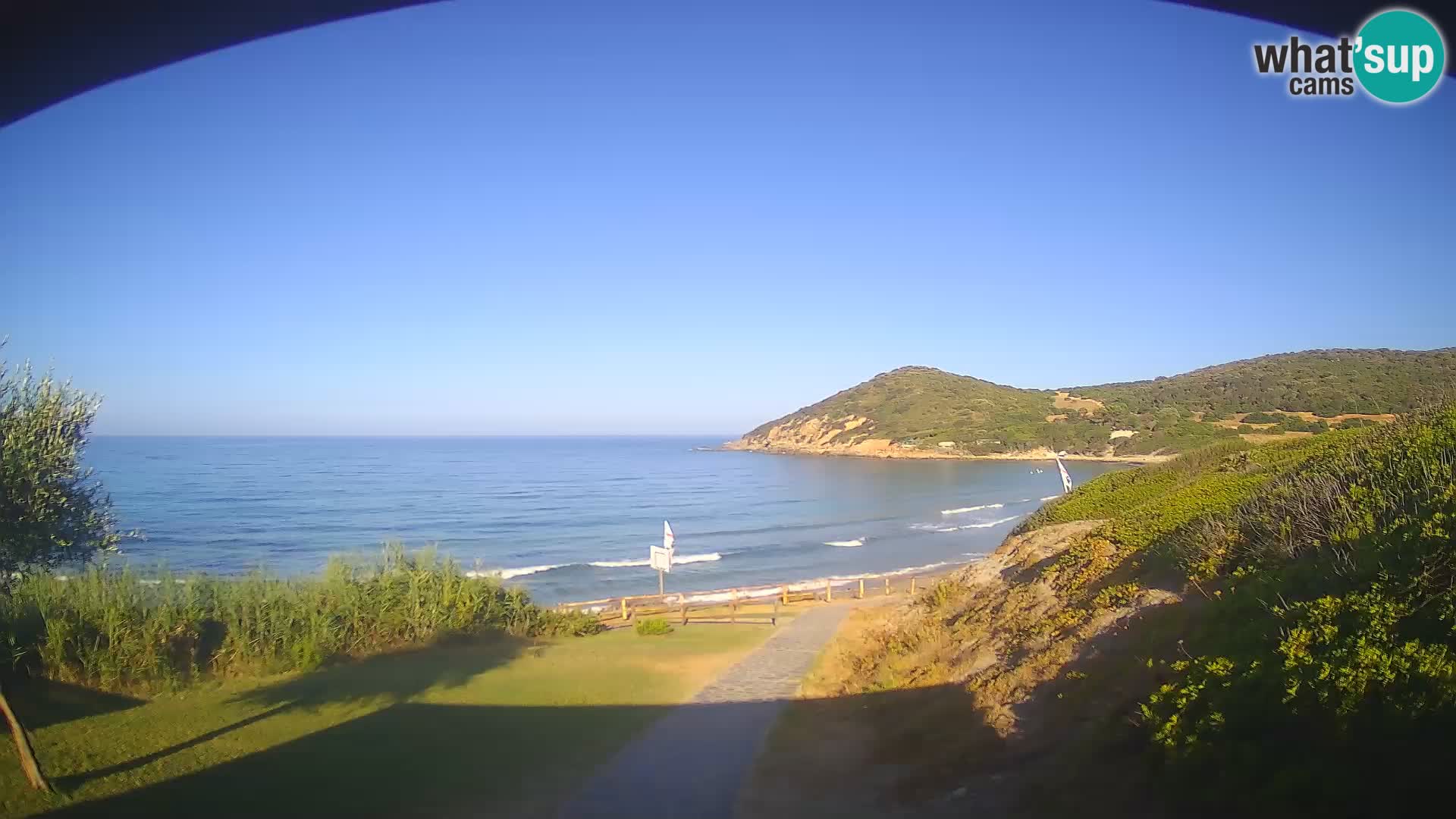 Web kamera plaža Poglina – Da Ricciolina – Alghero – Sardinija