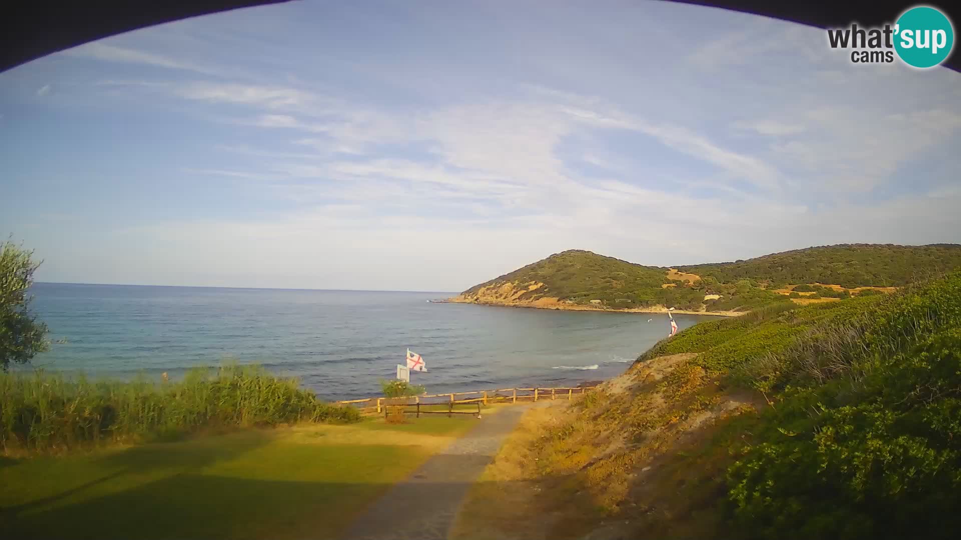 Web kamera plaža Poglina – Da Ricciolina – Alghero – Sardinija