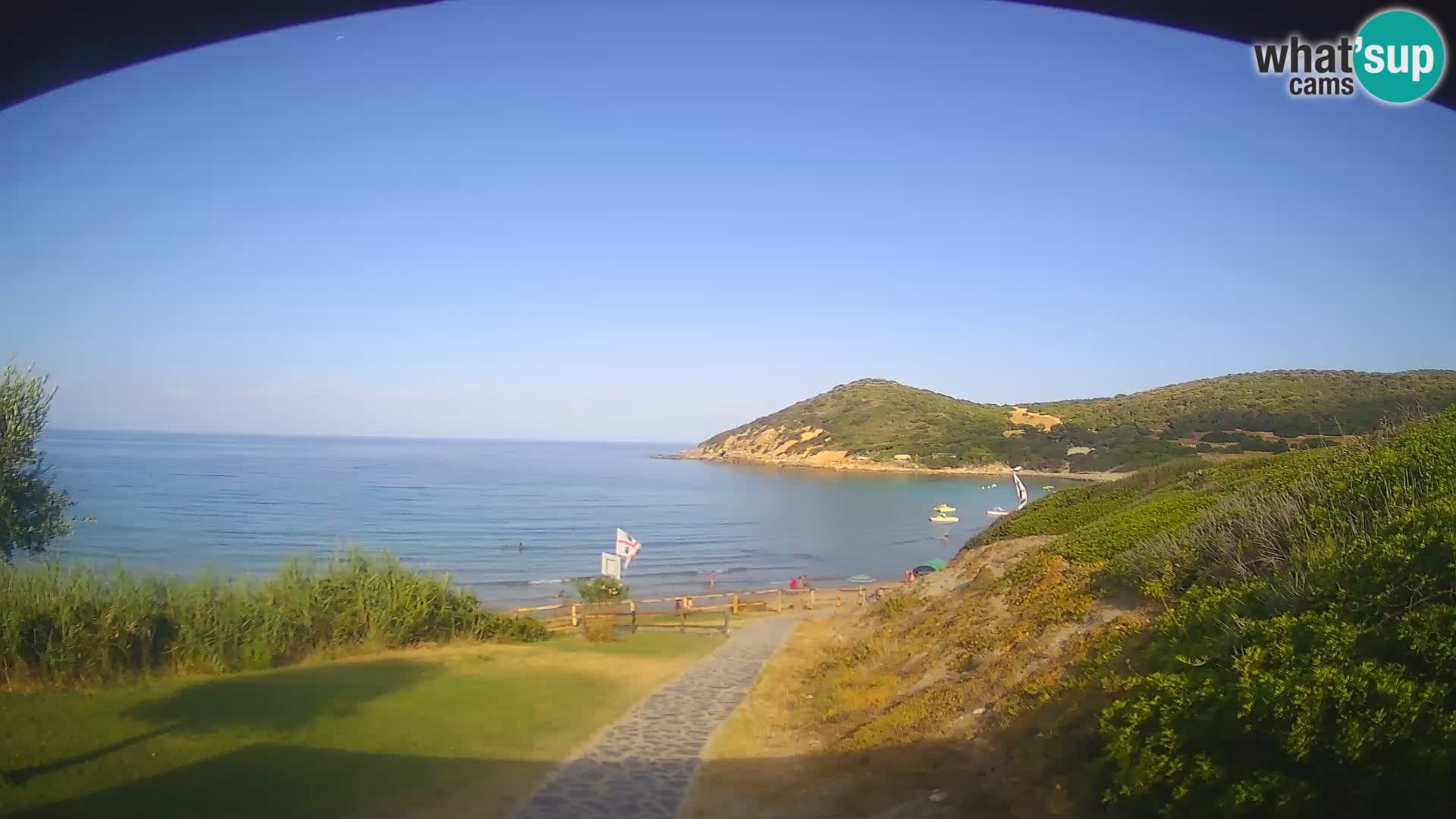 Camera en vivo playa Poglina – Da Ricciolina – Alghero – Cerdeña