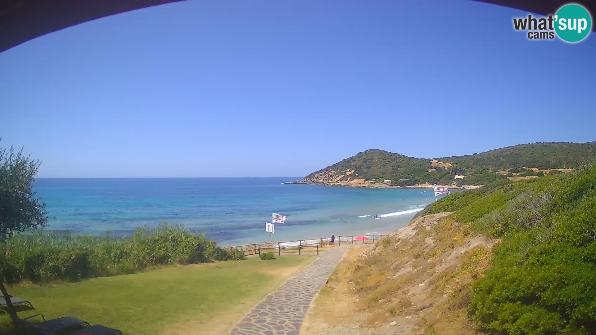 Web kamera plaža Poglina – Da Ricciolina – Alghero – Sardinija