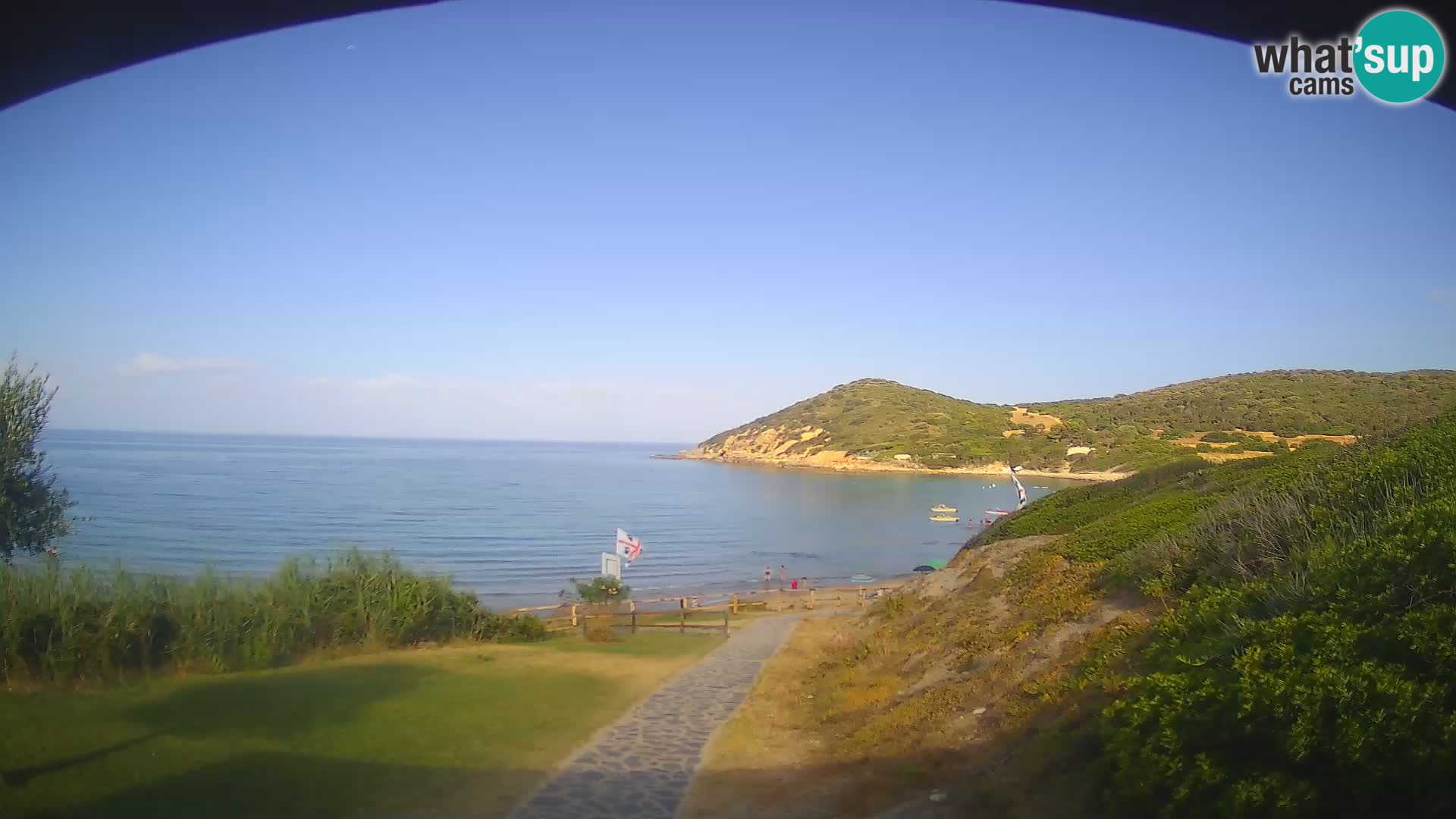 Web kamera plaža Poglina – Da Ricciolina – Alghero – Sardinija