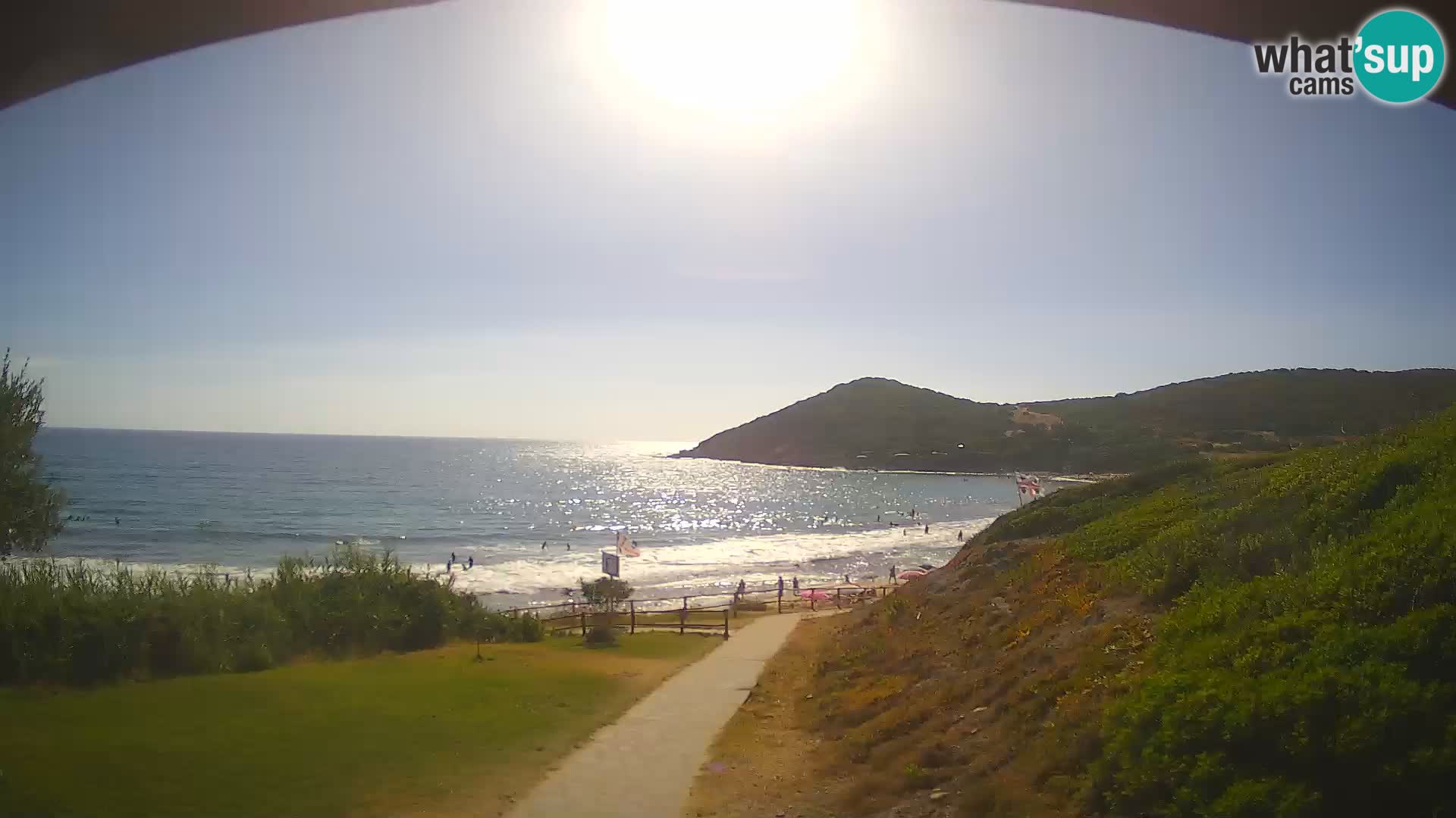 Web kamera plaža Poglina – Da Ricciolina – Alghero – Sardinija