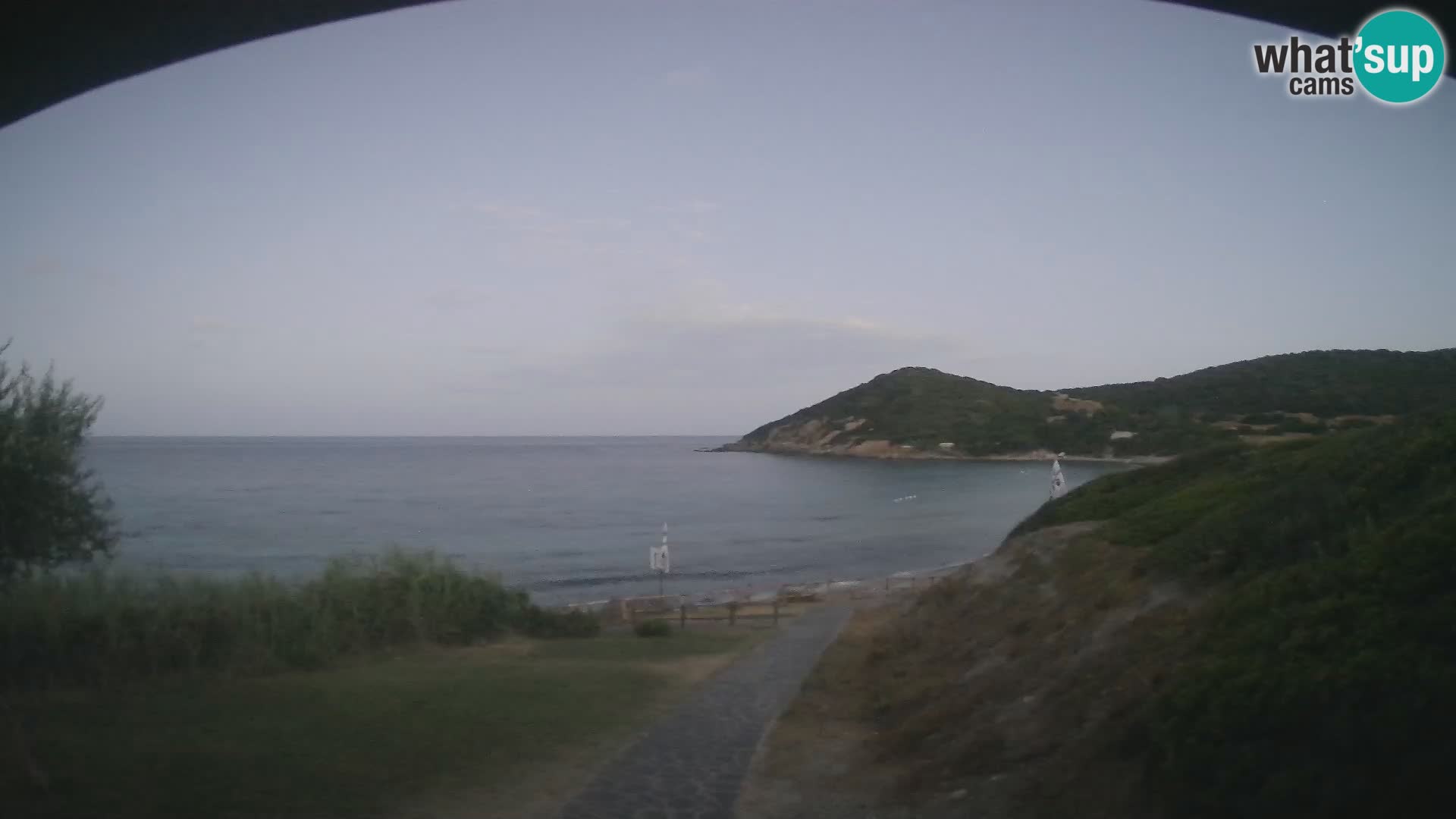 Webcam spiaggia Poglina – Vista dal bar Da Ricciolina – Alghero – Sardegna