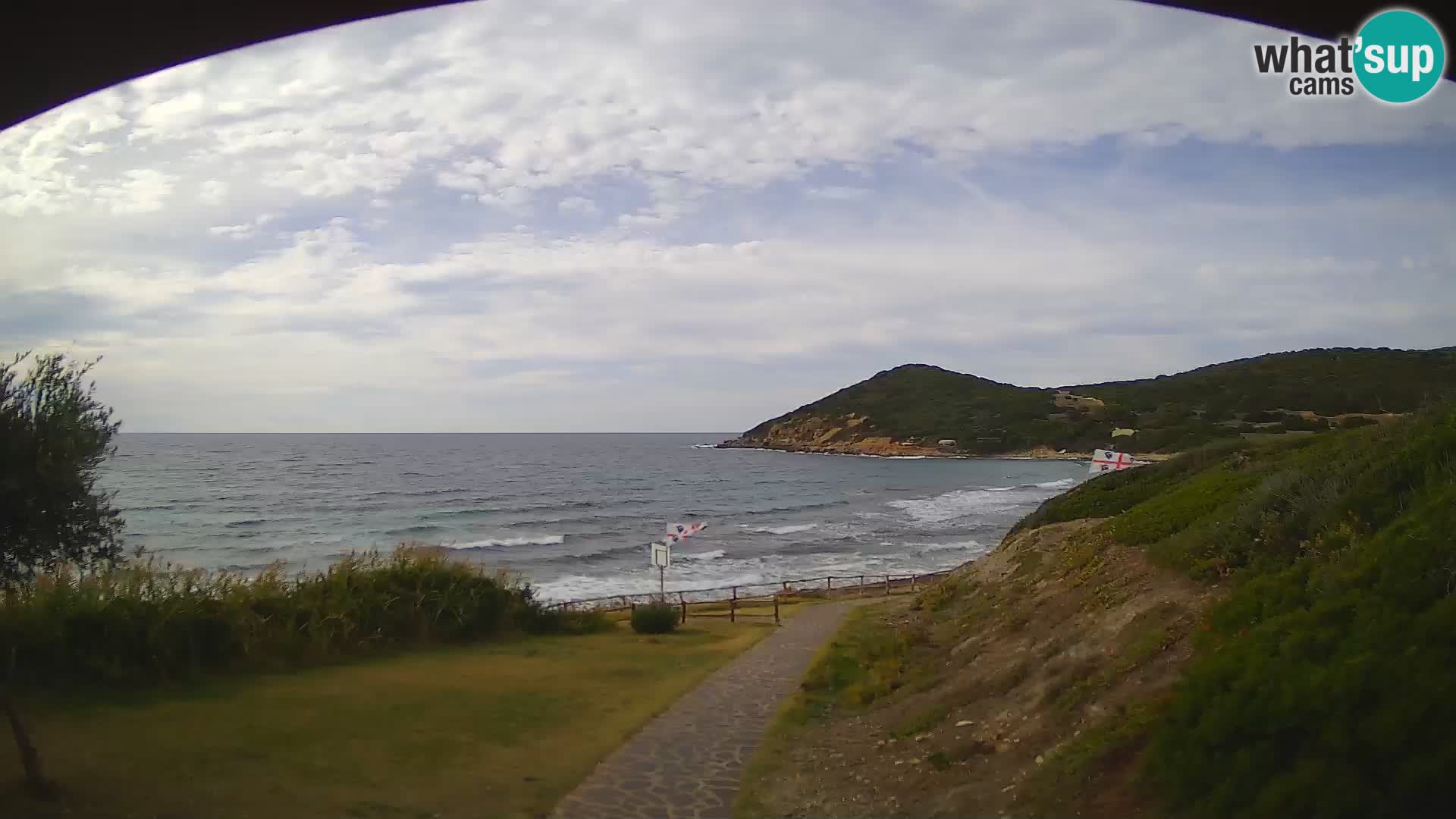 Camera en vivo playa Poglina – Da Ricciolina – Alghero – Cerdeña