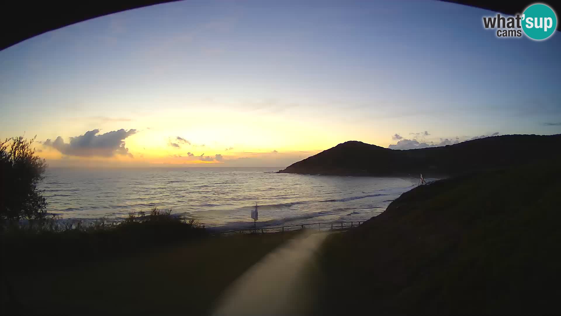 Spletna kamera plaža Poglina – Da Ricciolina – Alghero – Sardinija
