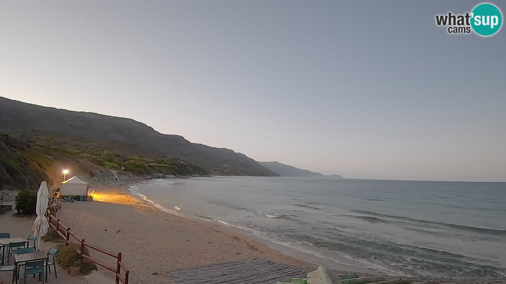 Webcam spiaggia Poglina – Vista dal bar Da Ricciolina – Alghero – Sardegna
