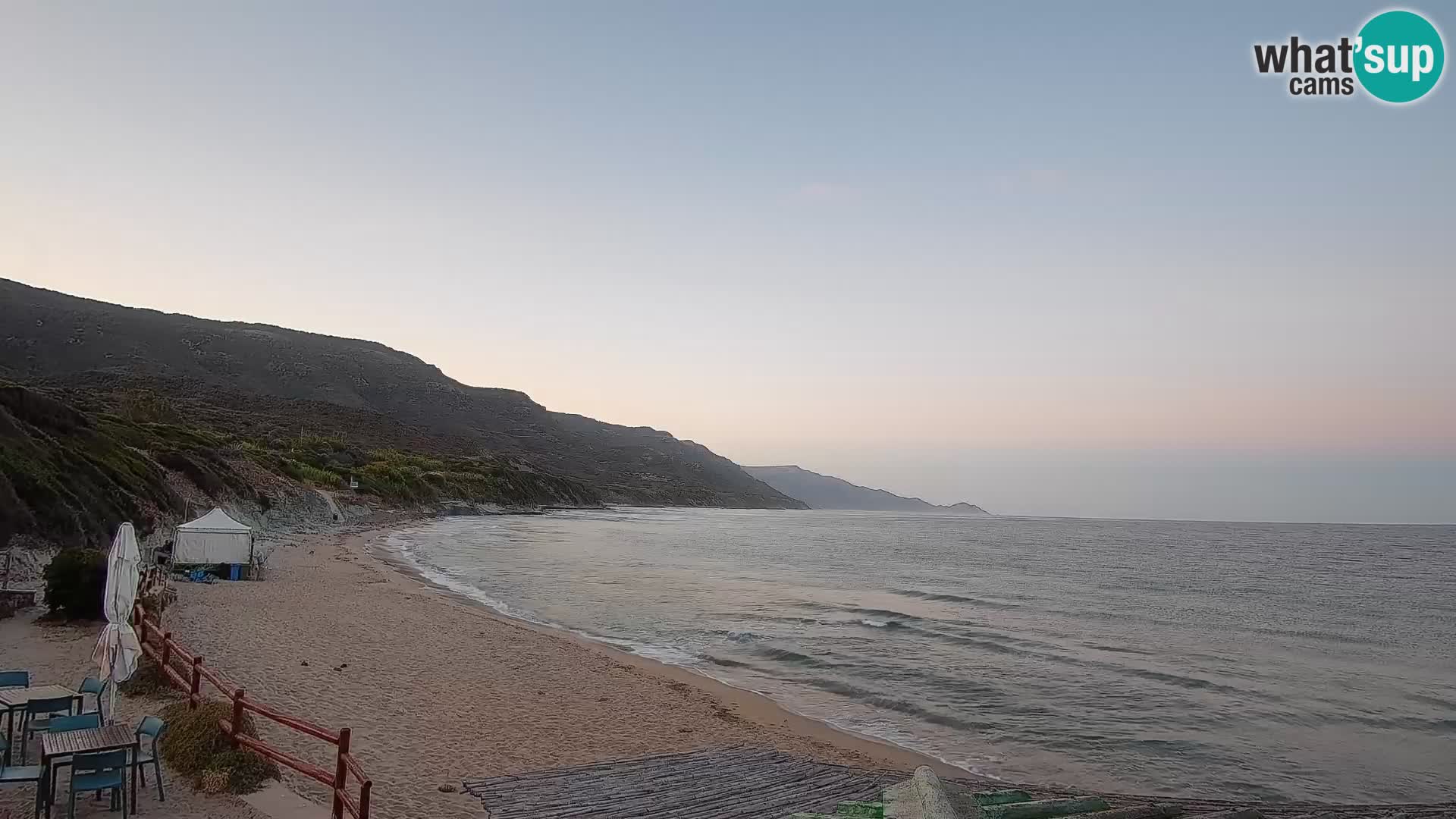 Spletna kamera plaža Poglina – Da Ricciolina – Alghero – Sardinija