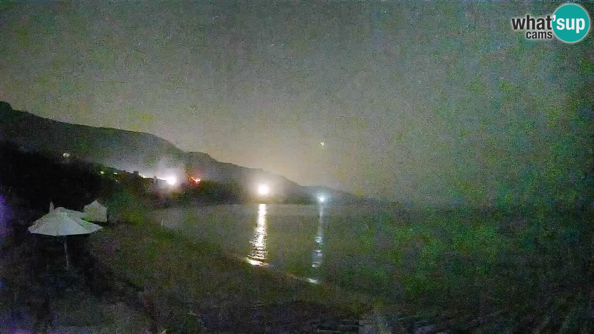 Webcam Strand von Poglina – Blick von der Bar Da Ricciolina – Alghero – Sardinien