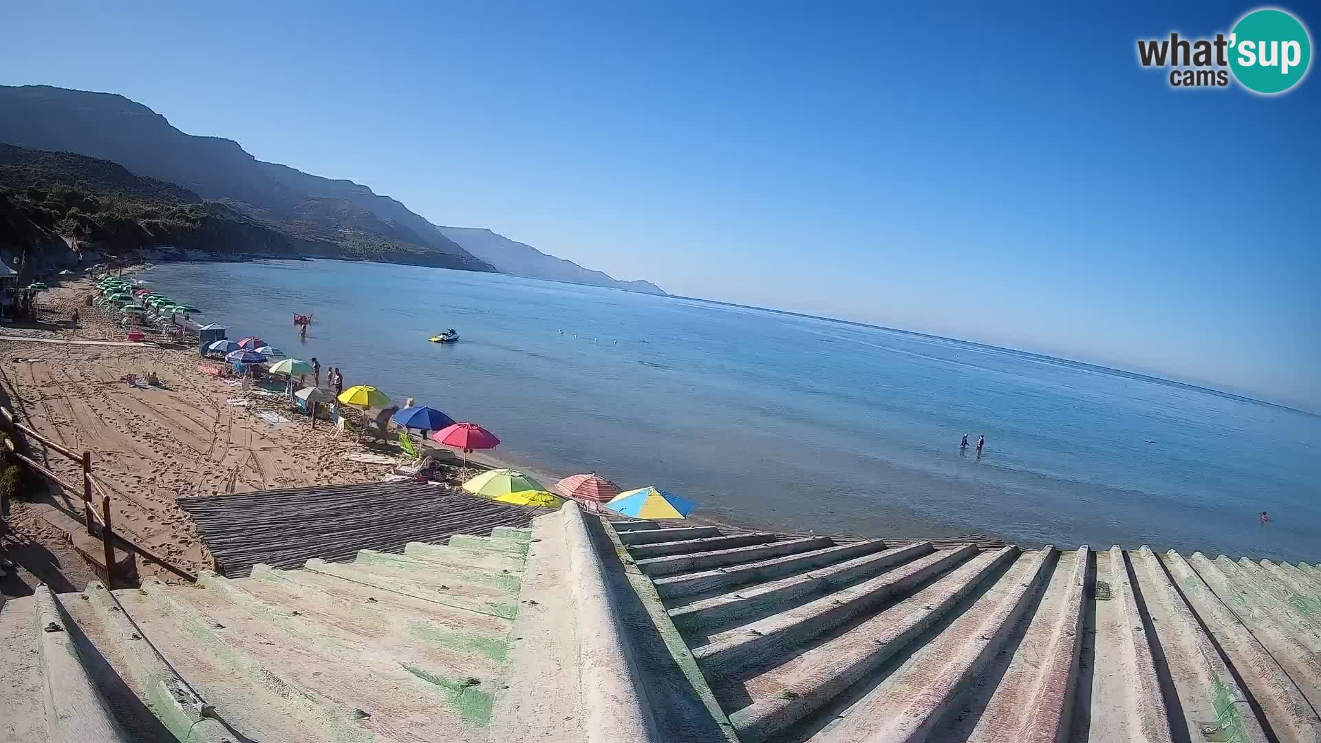 Spletna kamera plaža Poglina – Da Ricciolina – Alghero – Sardinija