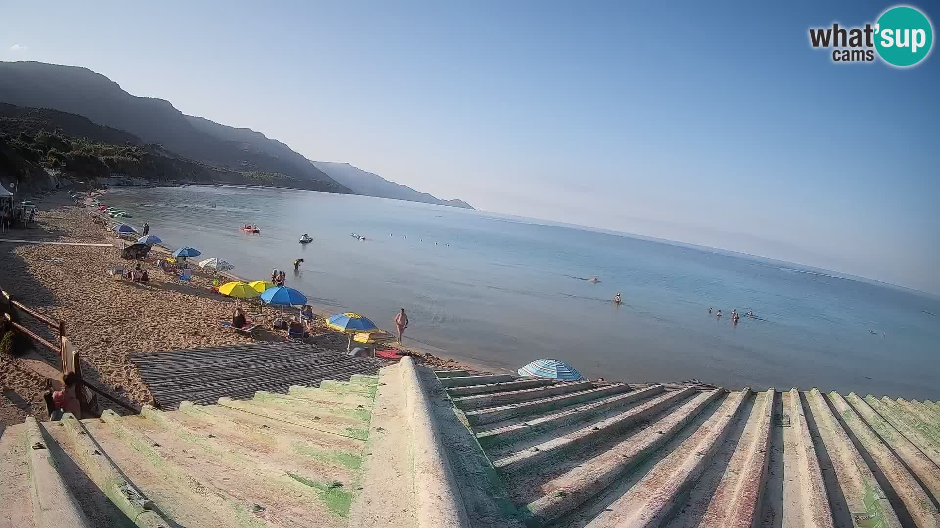 Spletna kamera plaža Poglina – Da Ricciolina – Alghero – Sardinija