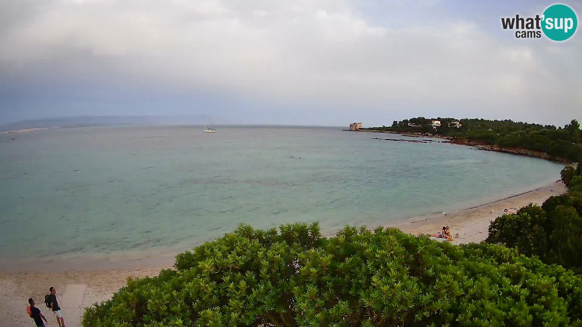 Webcam Lazzaretto beach | Alghero | Sardinia