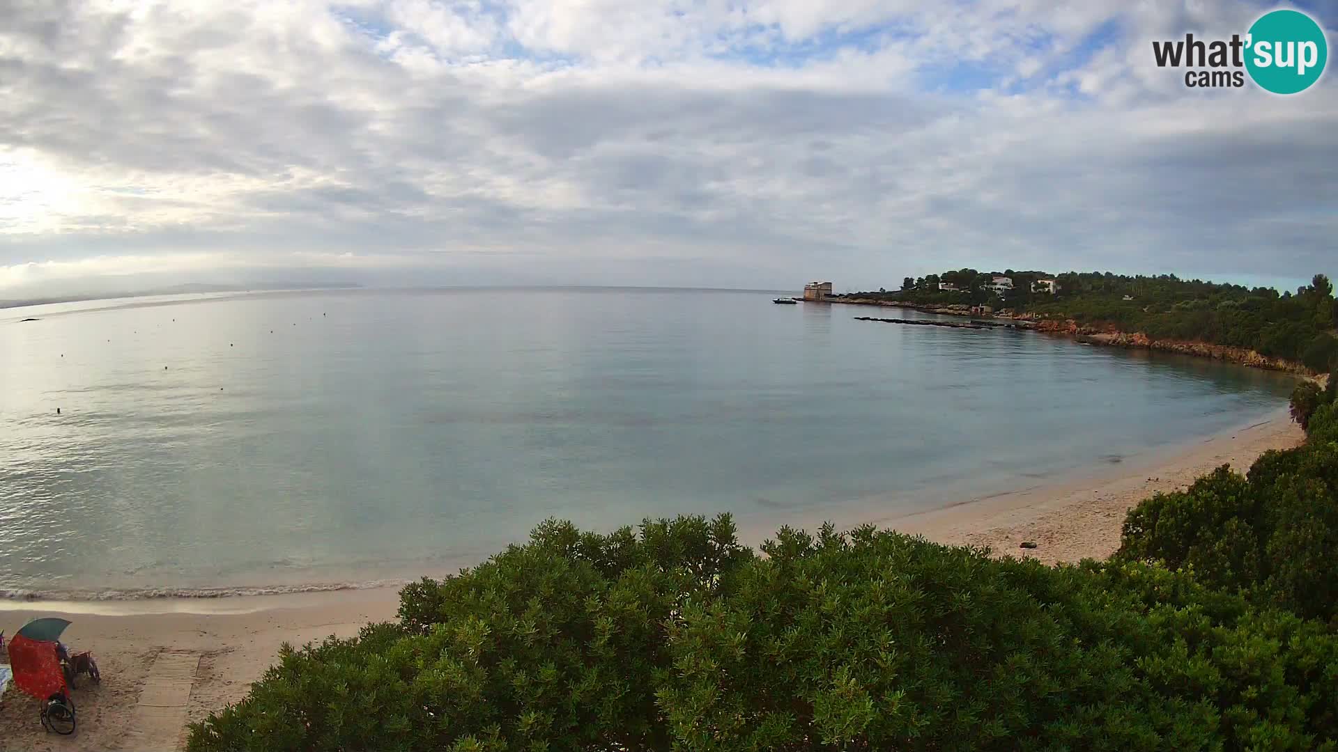 Webcam Lazzaretto beach | Alghero | Sardinia