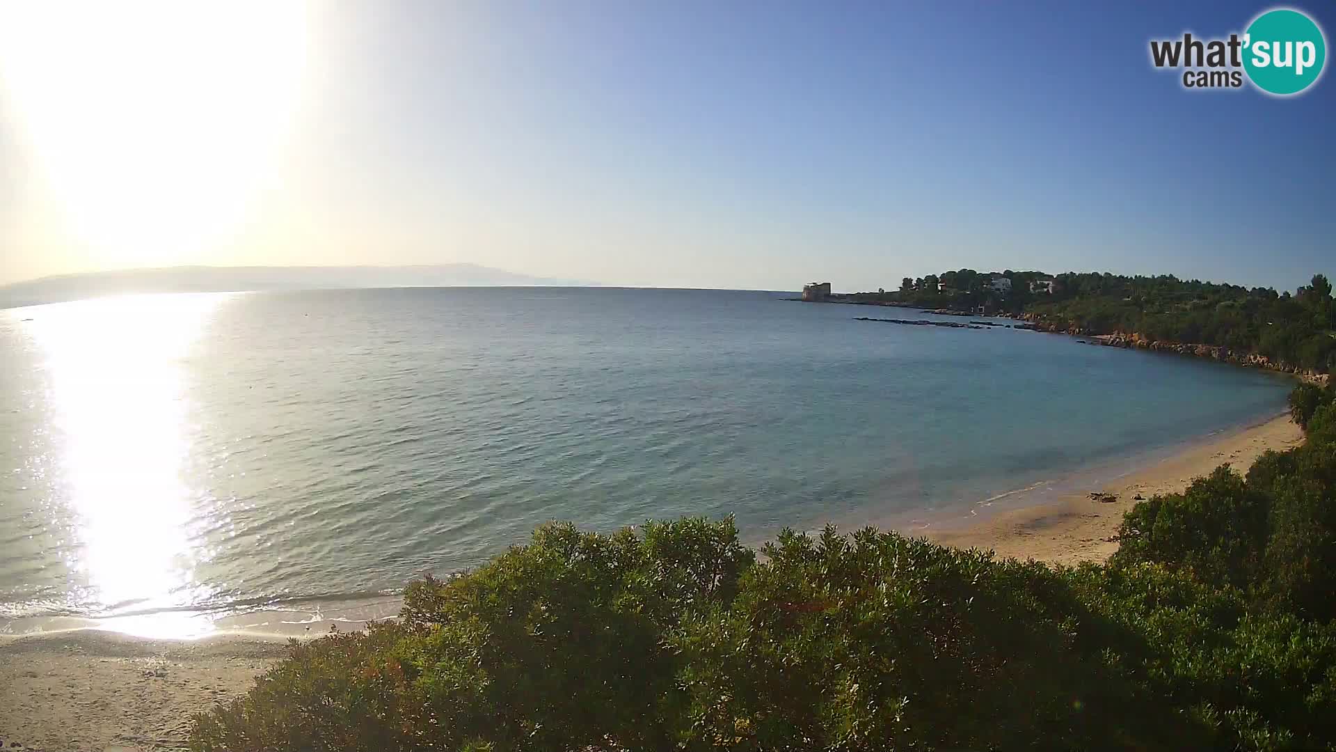 Webcam Lazzaretto beach | Alghero | Sardinia