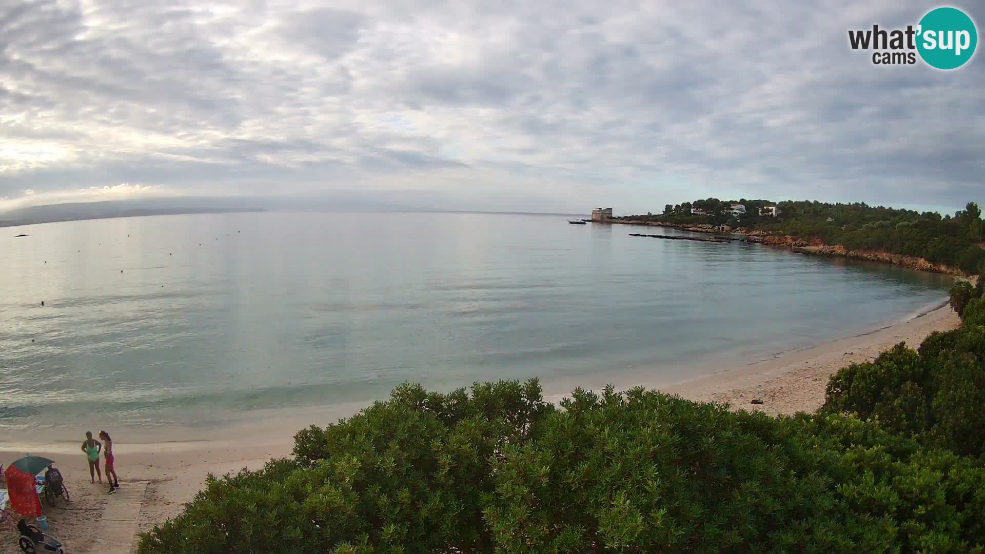 Kamera plaža Lazzaretto | Alghero | Sardinija