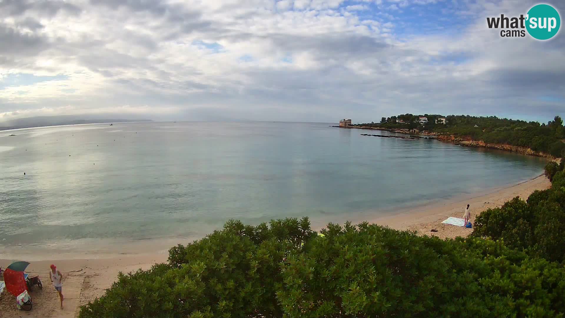 Kamera plaža Lazzaretto | Alghero | Sardinija