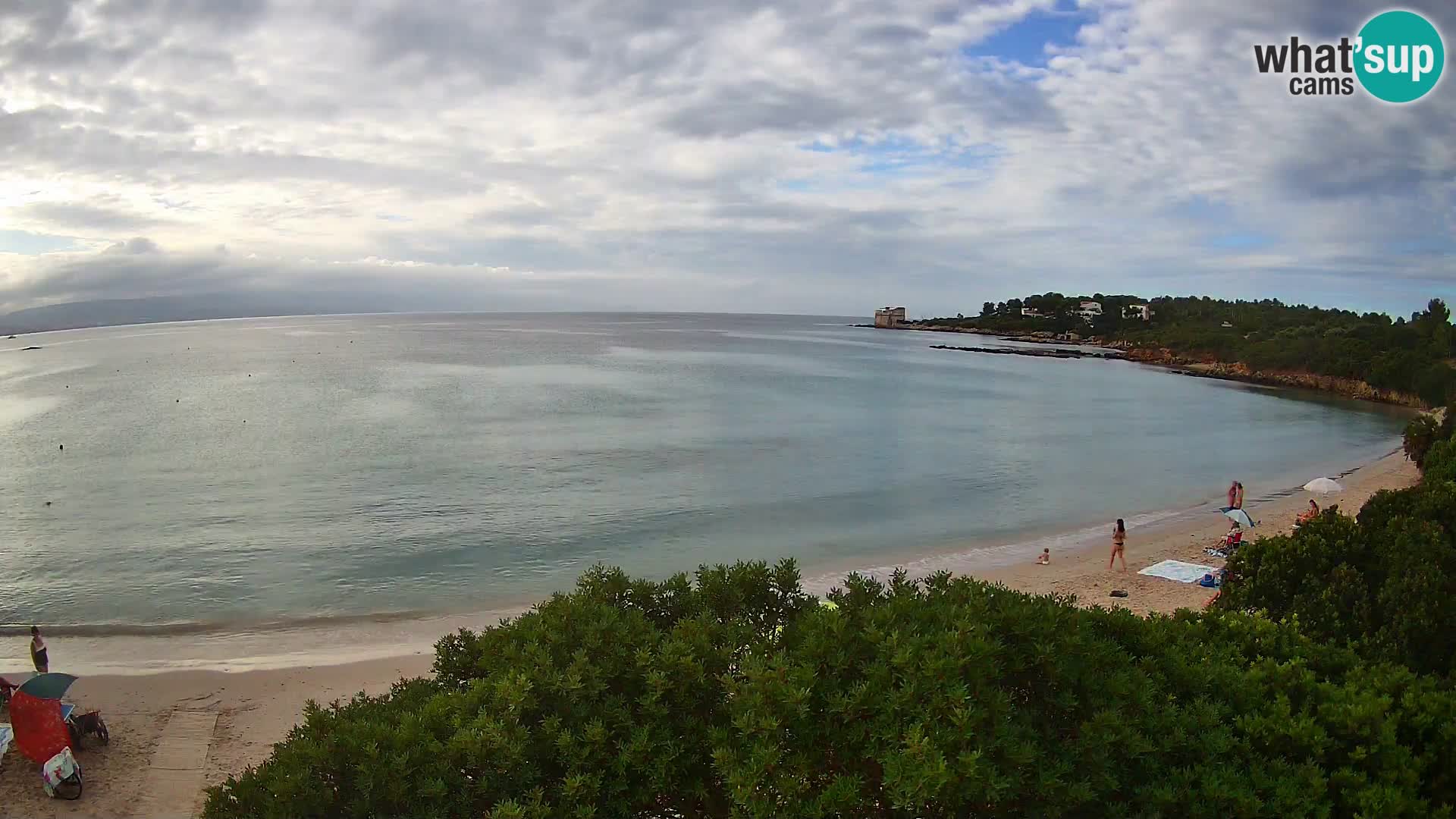 Webcam Lazzaretto beach | Alghero | Sardinia