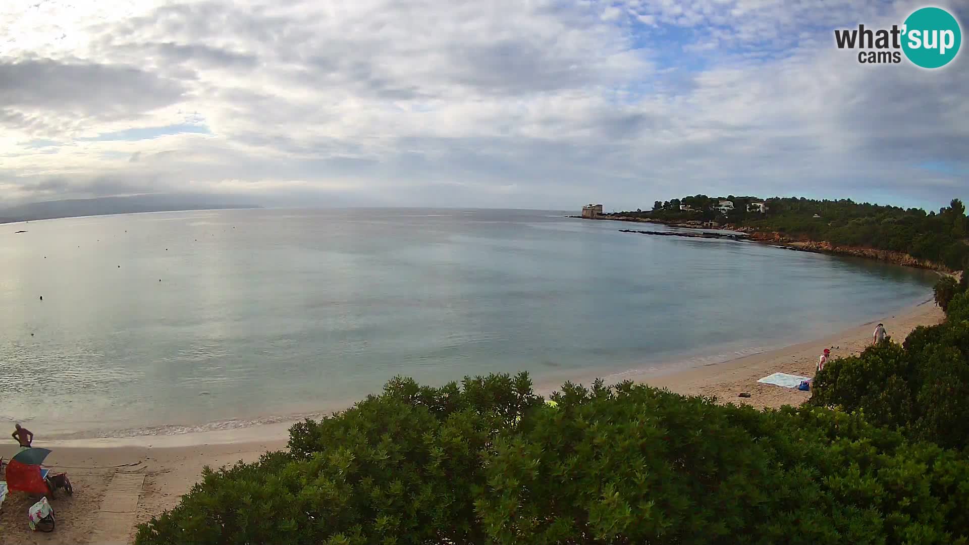 Webcam Lazzaretto beach | Alghero | Sardinia