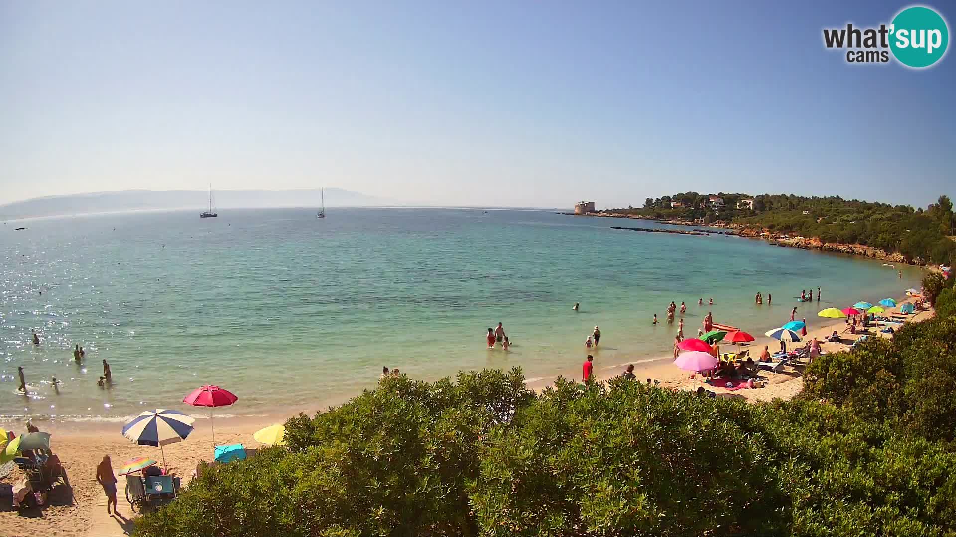 Webcam Lazzaretto beach | Alghero | Sardinia