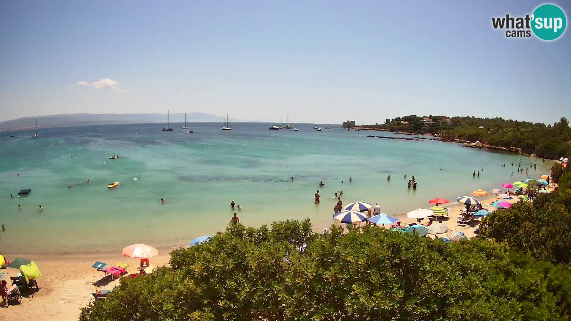 Webcam spiaggia Lazzaretto | Alghero | Sardegna