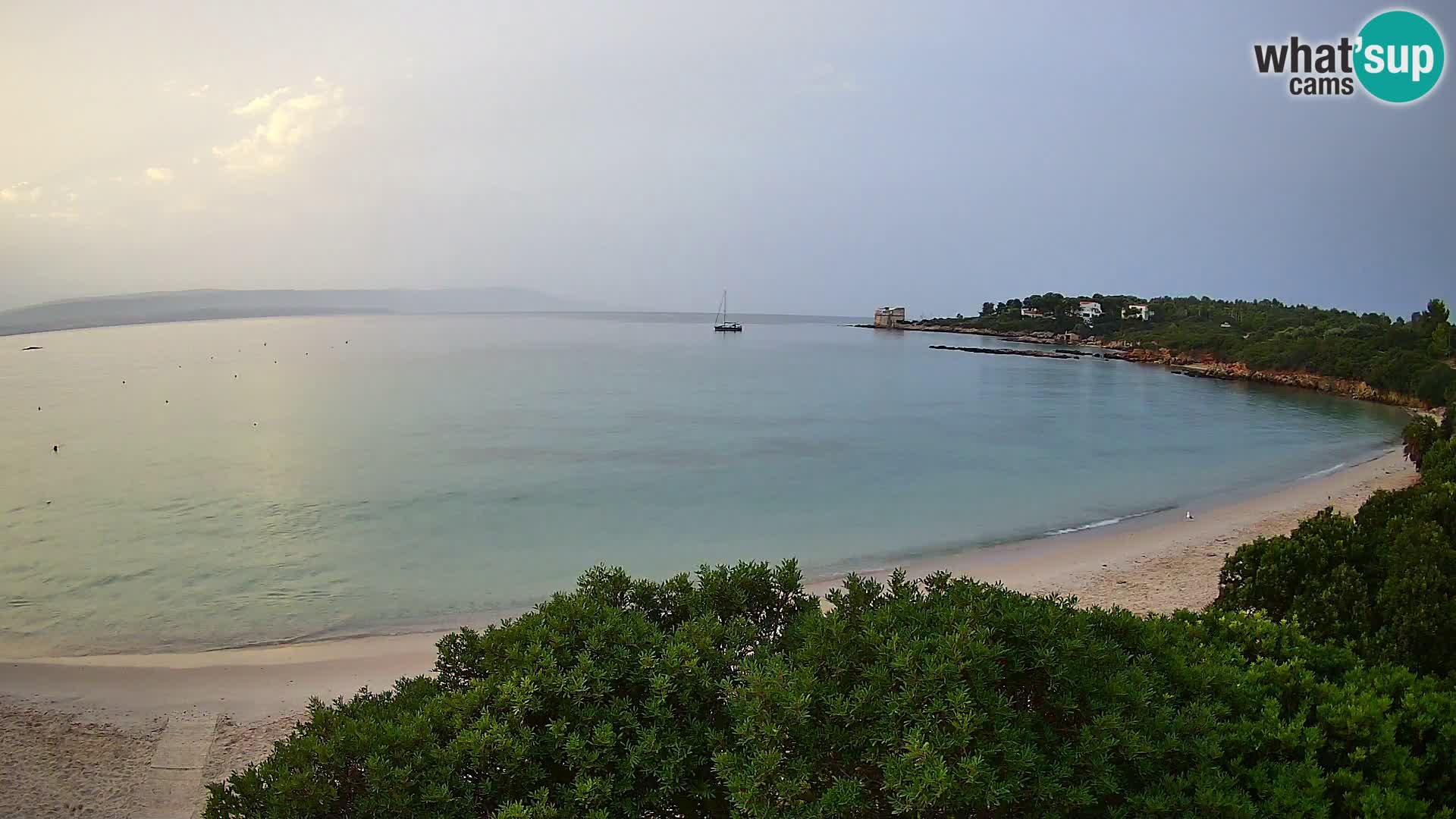 Webcam Lazzaretto beach | Alghero | Sardinia