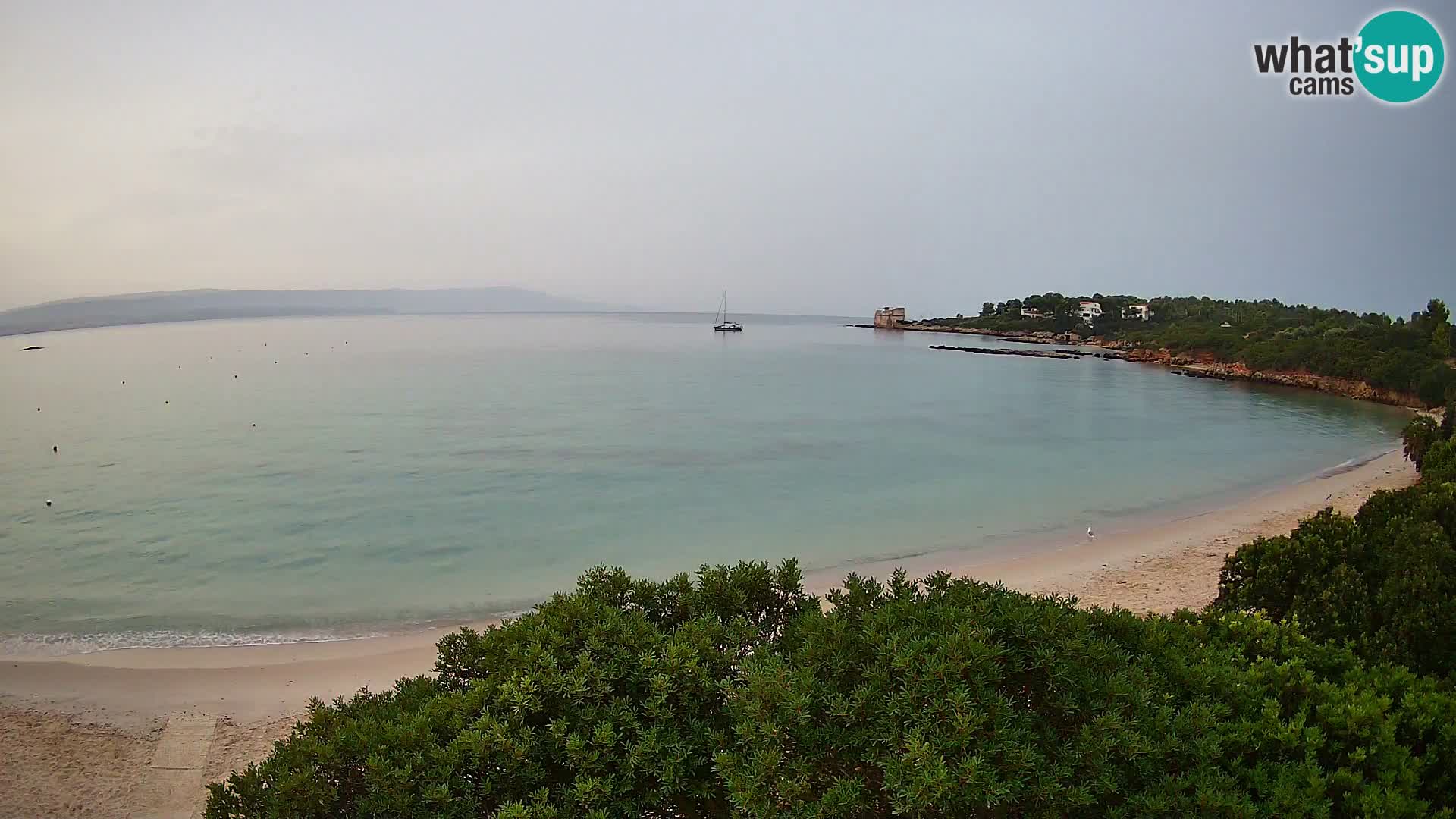 Webcam Lazzaretto beach | Alghero | Sardinia