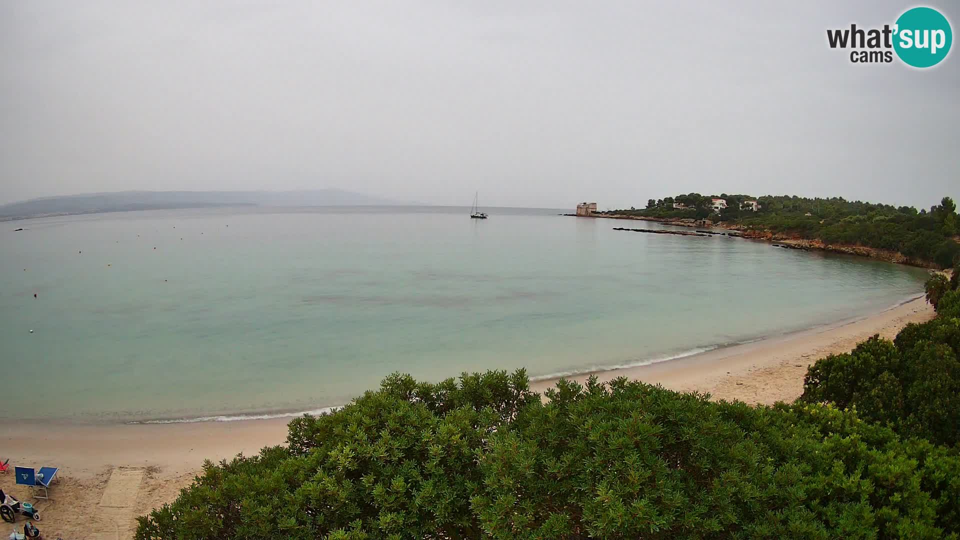 Plage Lazzaretto livecam | Alghero | Sardaigne