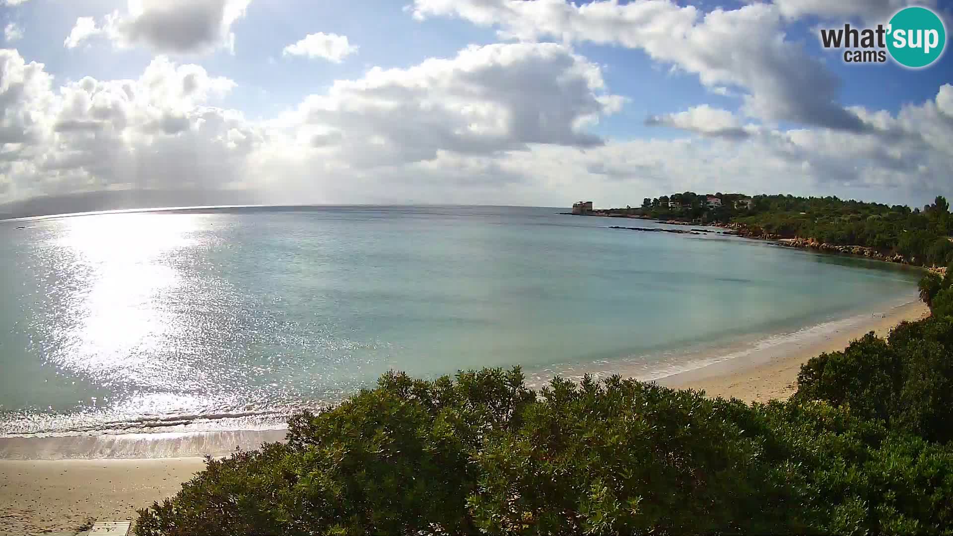 Webcam Lazzaretto Strand | Alghero | Sardinien