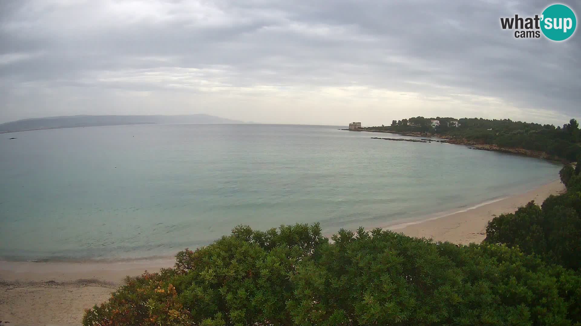 Webcam Lazzaretto Strand | Alghero | Sardinien