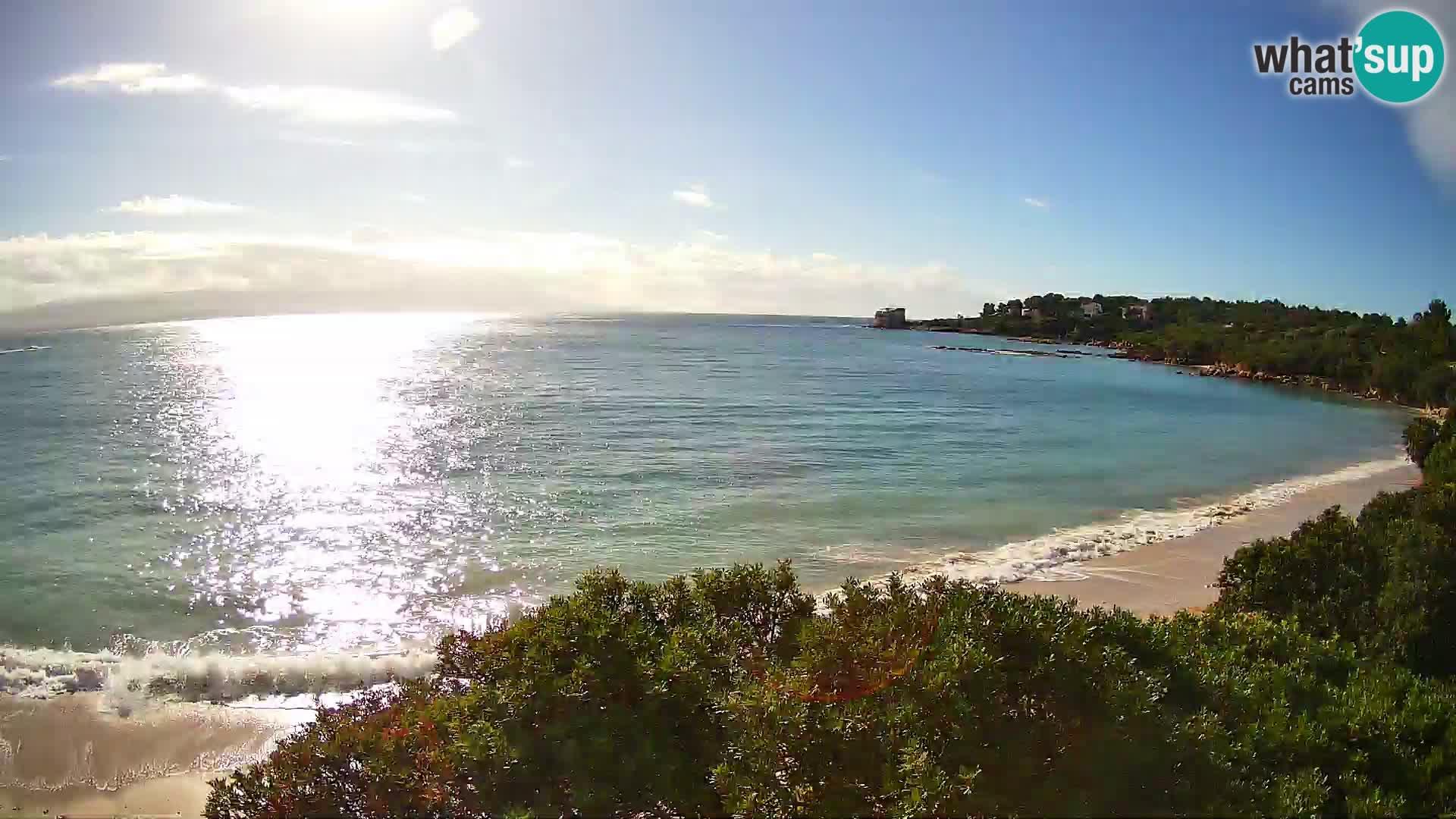 Webcam Lazzaretto beach | Alghero | Sardinia