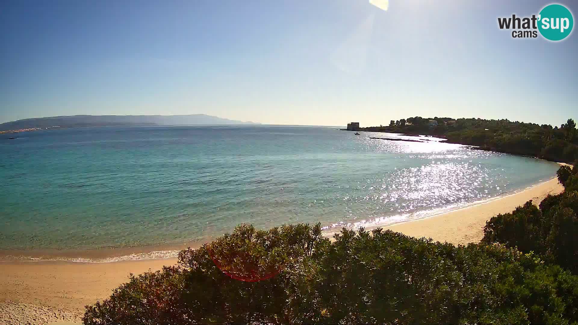 Webcam Lazzaretto beach | Alghero | Sardinia