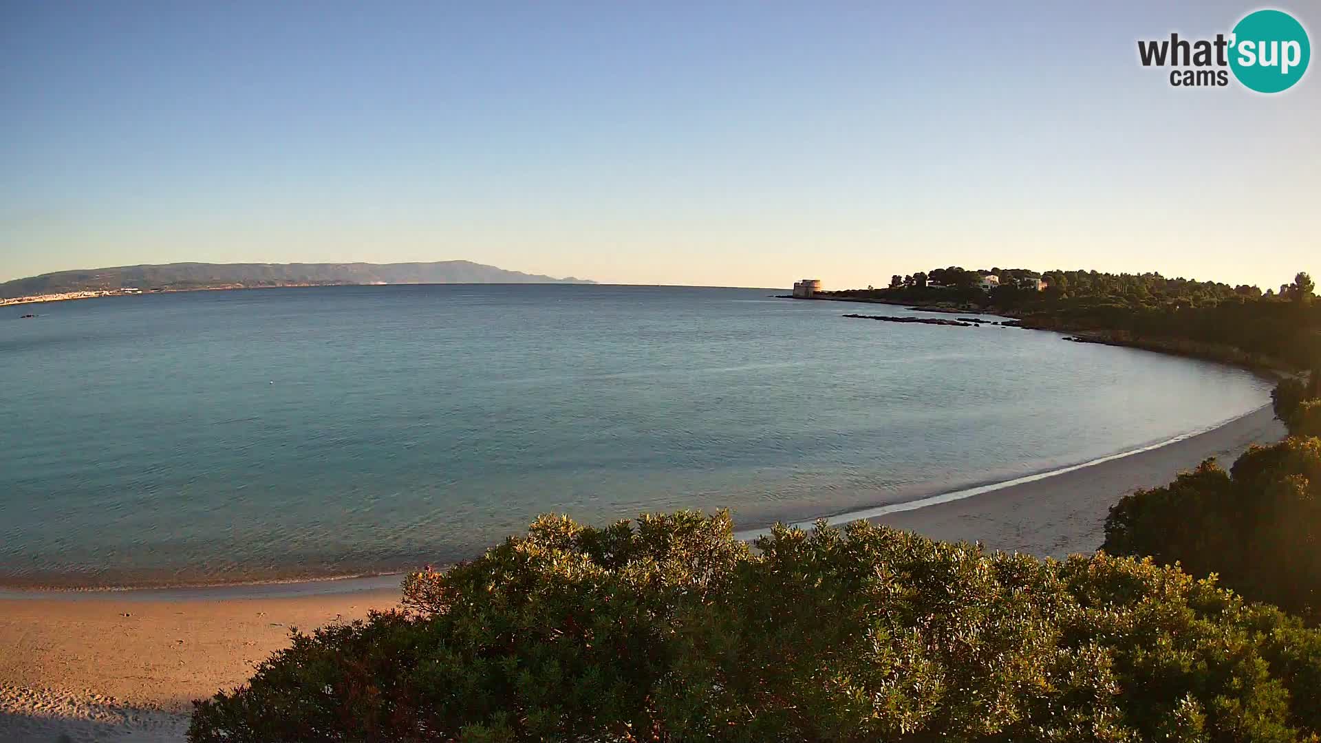 Webcam Lazzaretto Strand | Alghero | Sardinien